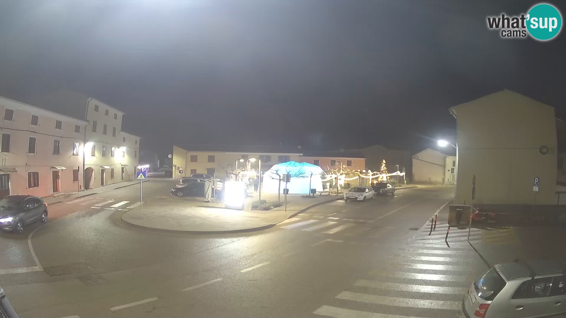 Bale, webcam de la place La Musa – Istrie – Croatie