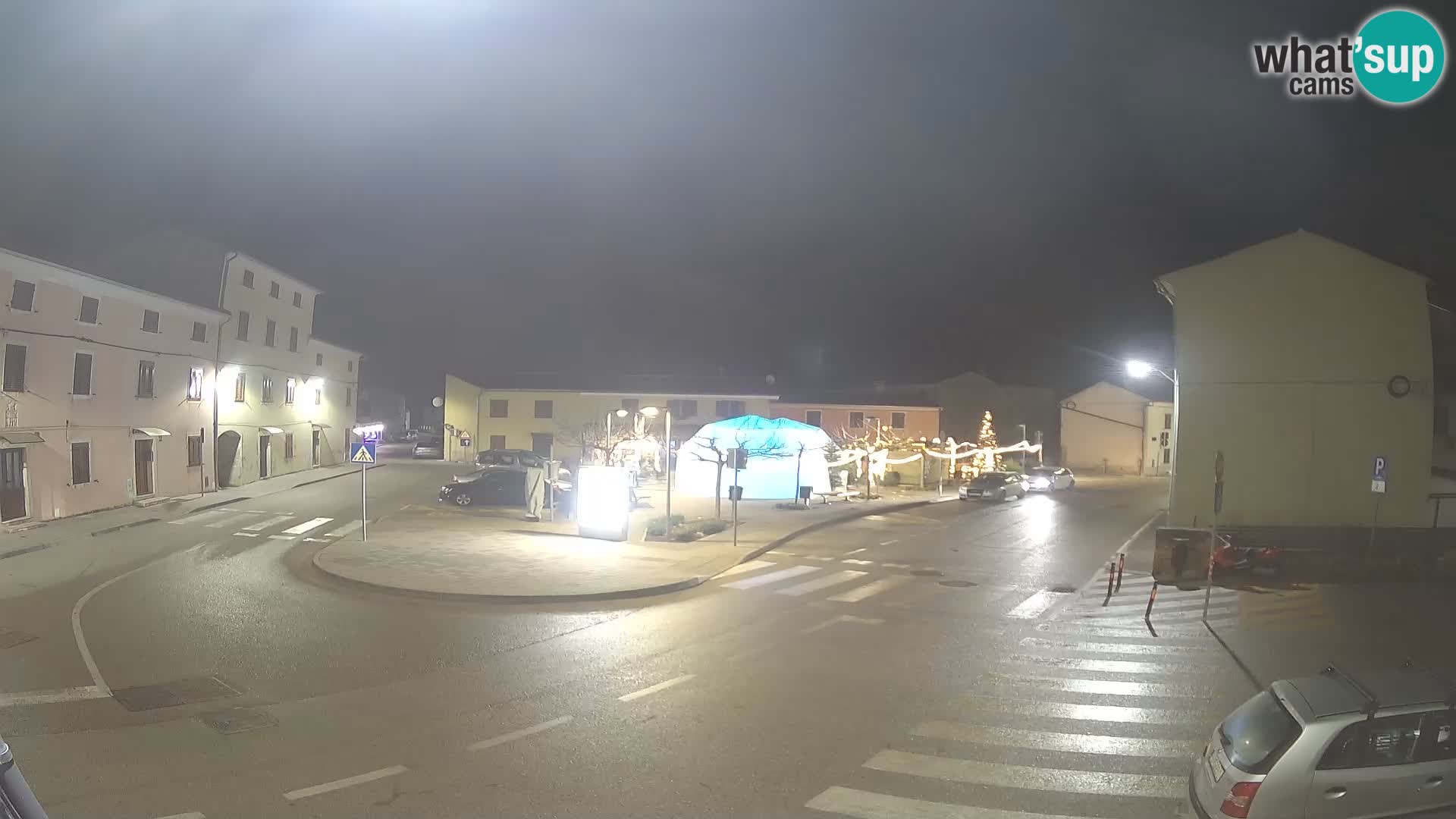 Bale, webcam de la place La Musa – Istrie – Croatie