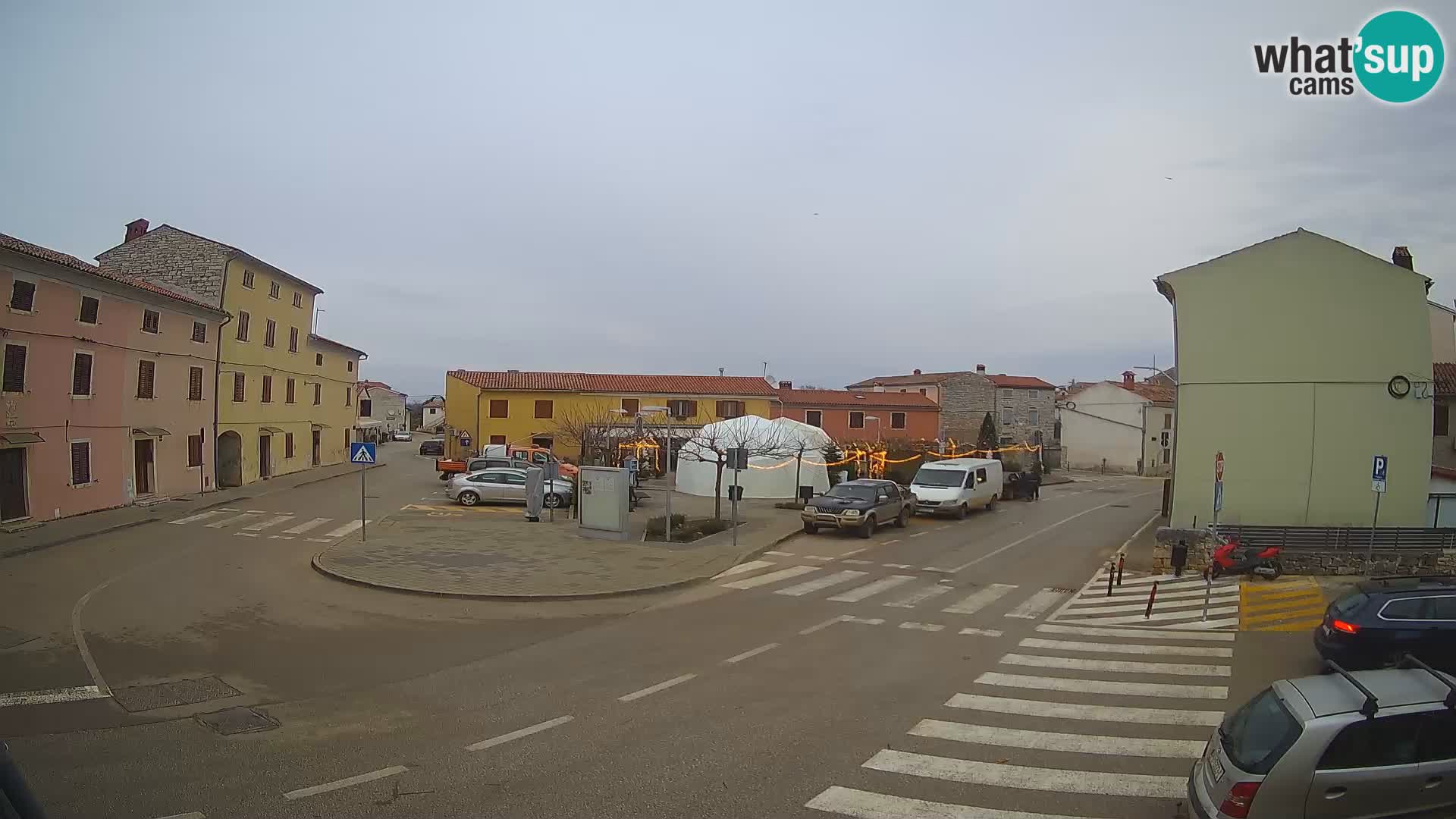 Bale, webcam de la plaza La Musa – Istria – Croacia