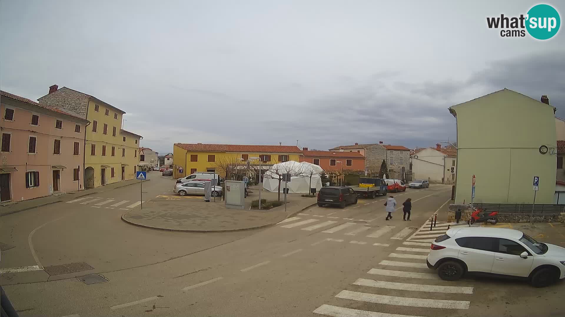 Bale, webcam de la plaza La Musa – Istria – Croacia