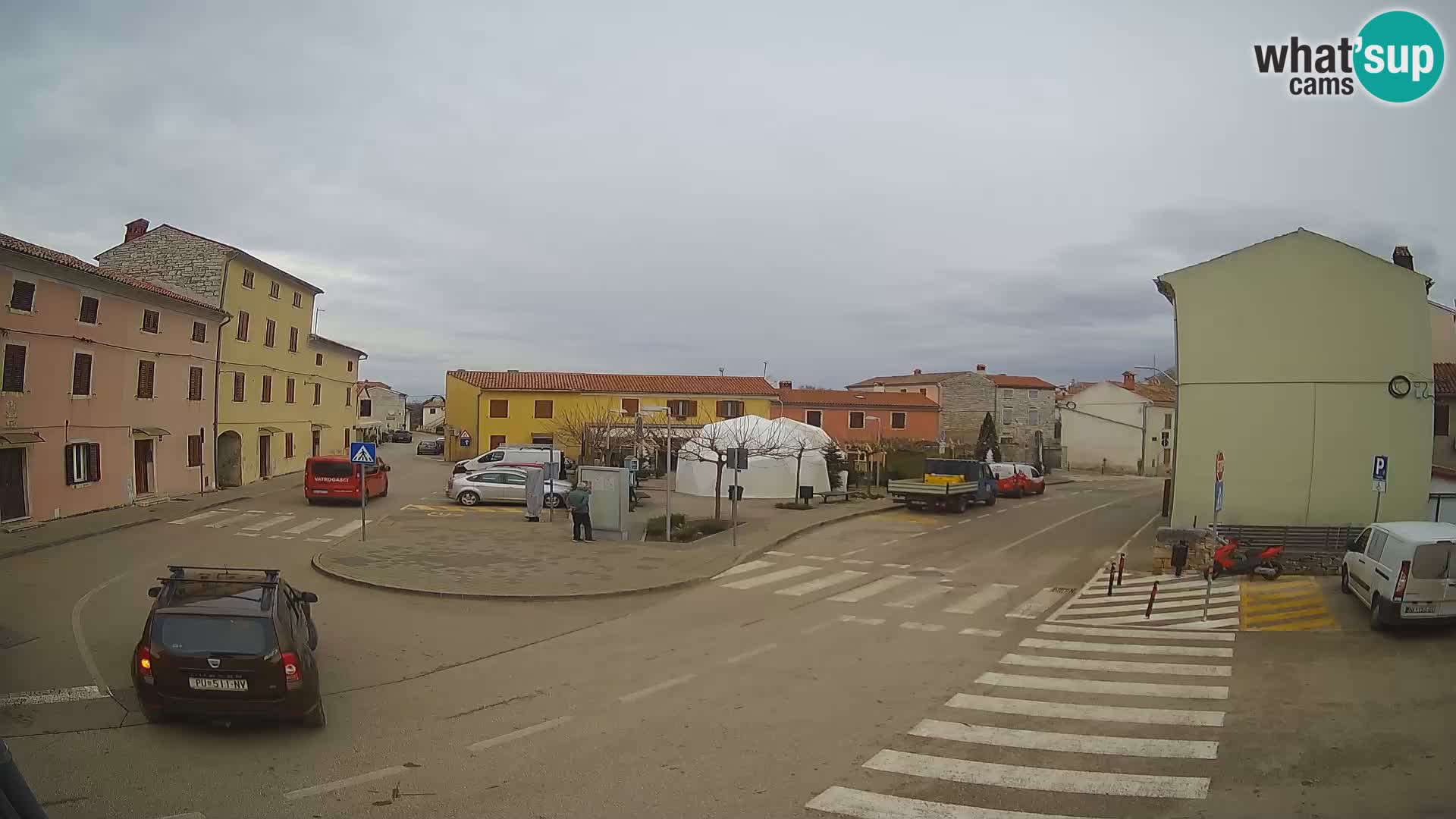 Bale, webcam de la plaza La Musa – Istria – Croacia