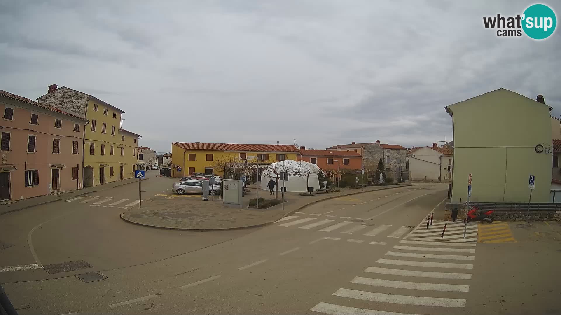 Bale, webcam de la plaza La Musa – Istria – Croacia