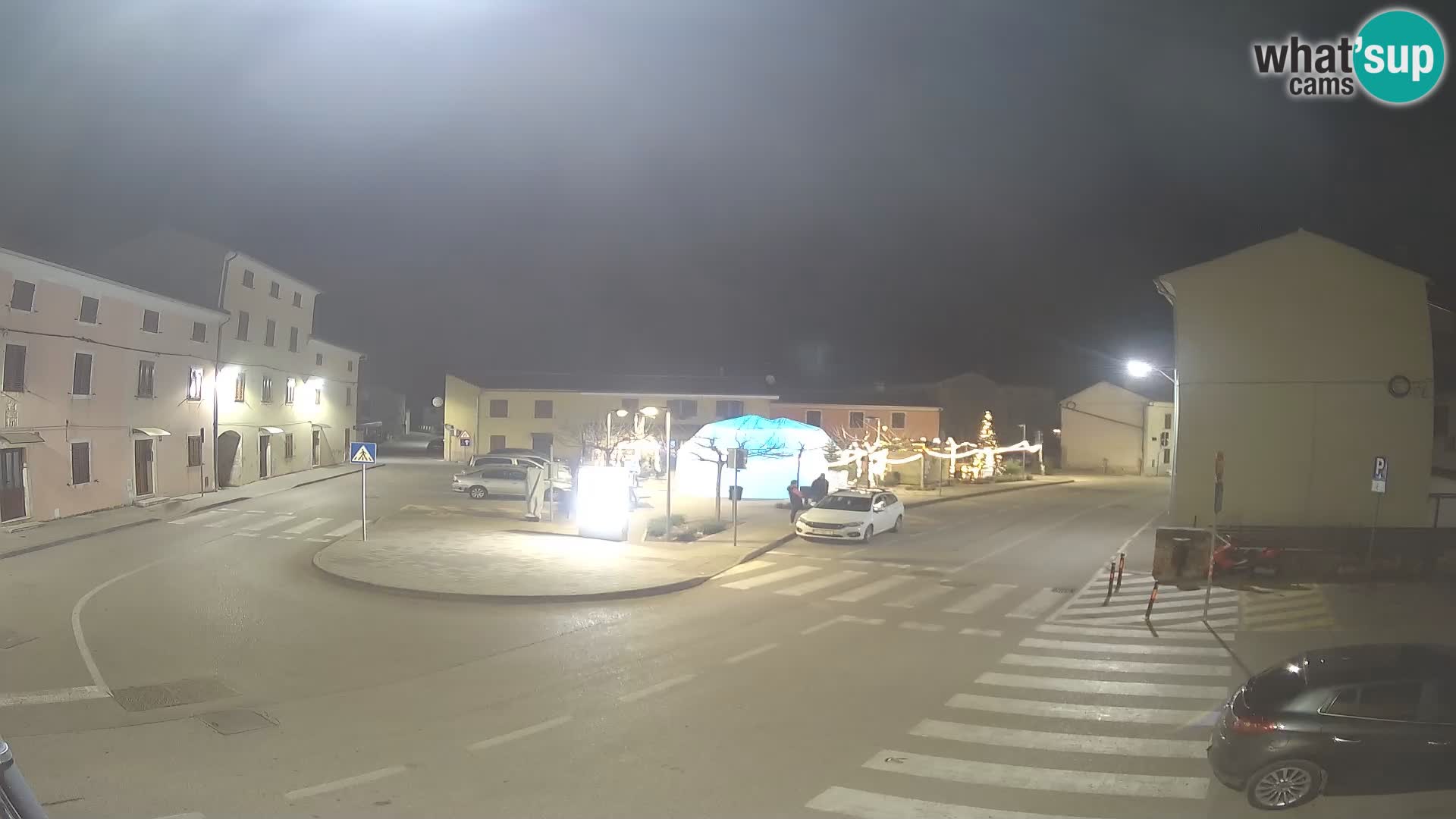 Bale, webcam de la place La Musa – Istrie – Croatie