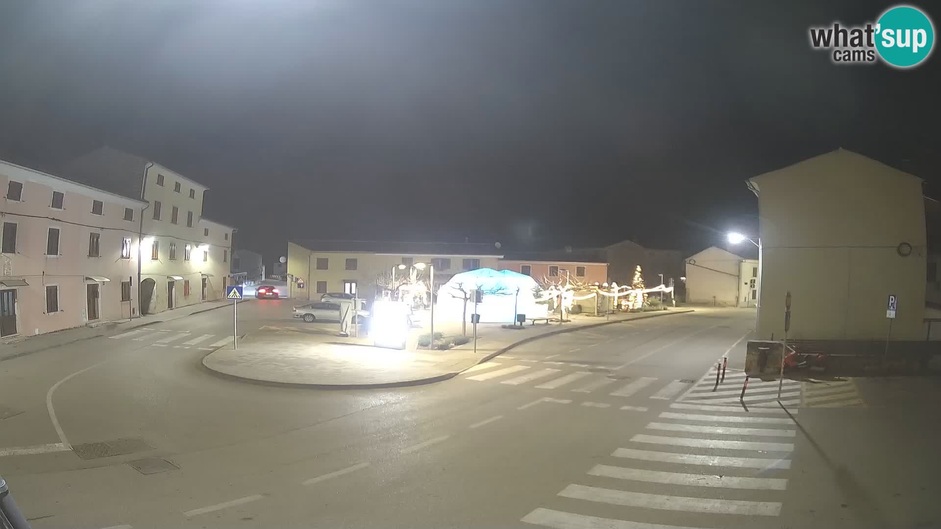 Bale, webcam de la place La Musa – Istrie – Croatie