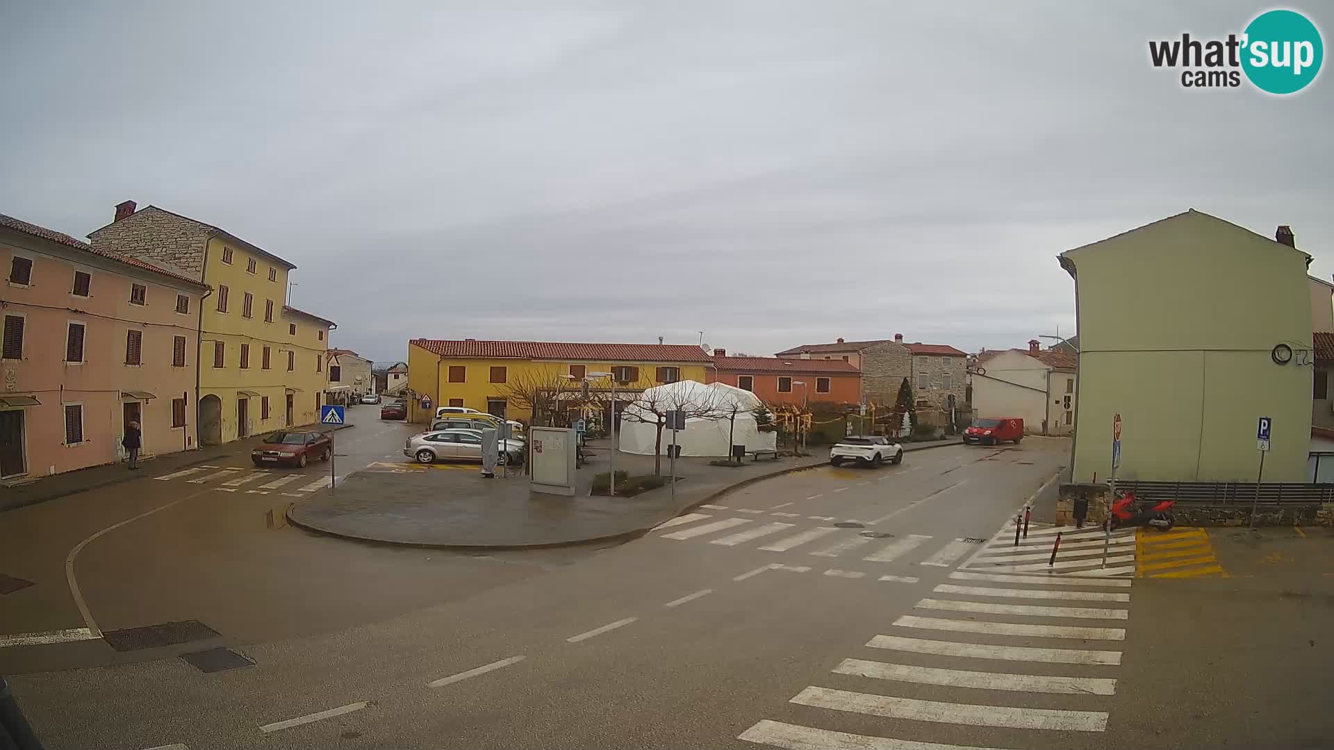 Bale, webcam de la place La Musa – Istrie – Croatie