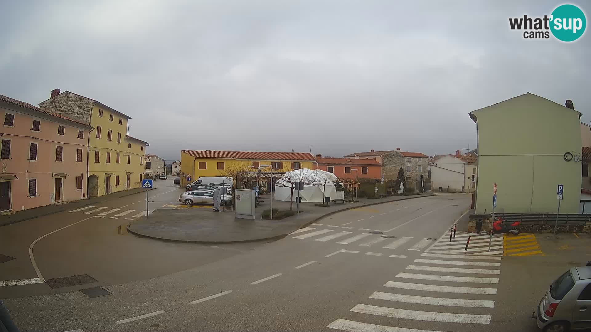 Bale, webcam de la plaza La Musa – Istria – Croacia