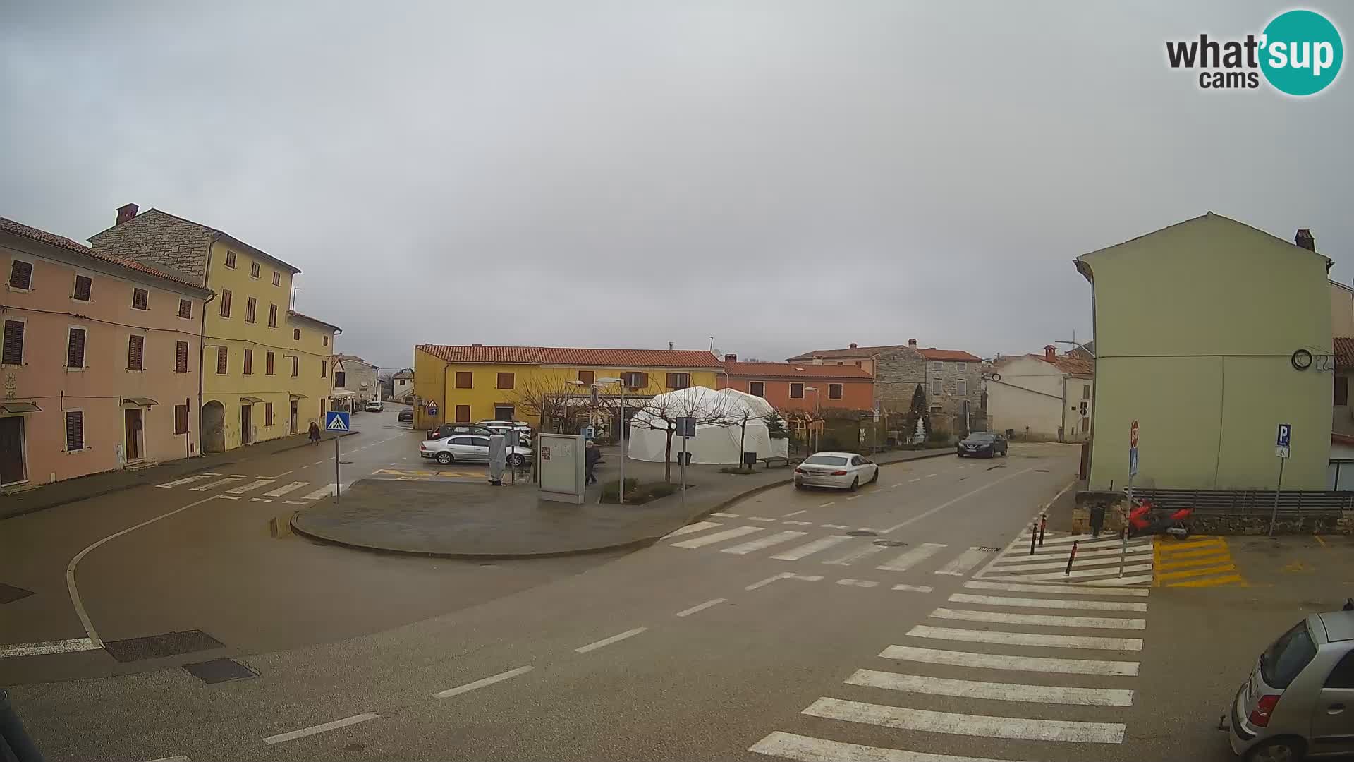 Bale, webcam de la plaza La Musa – Istria – Croacia