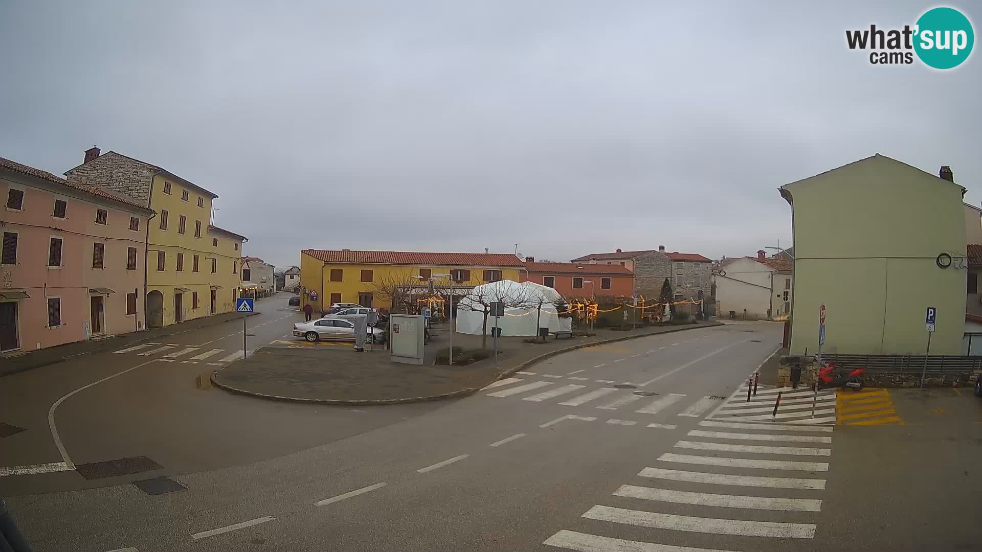 Bale, webcam de la plaza La Musa – Istria – Croacia