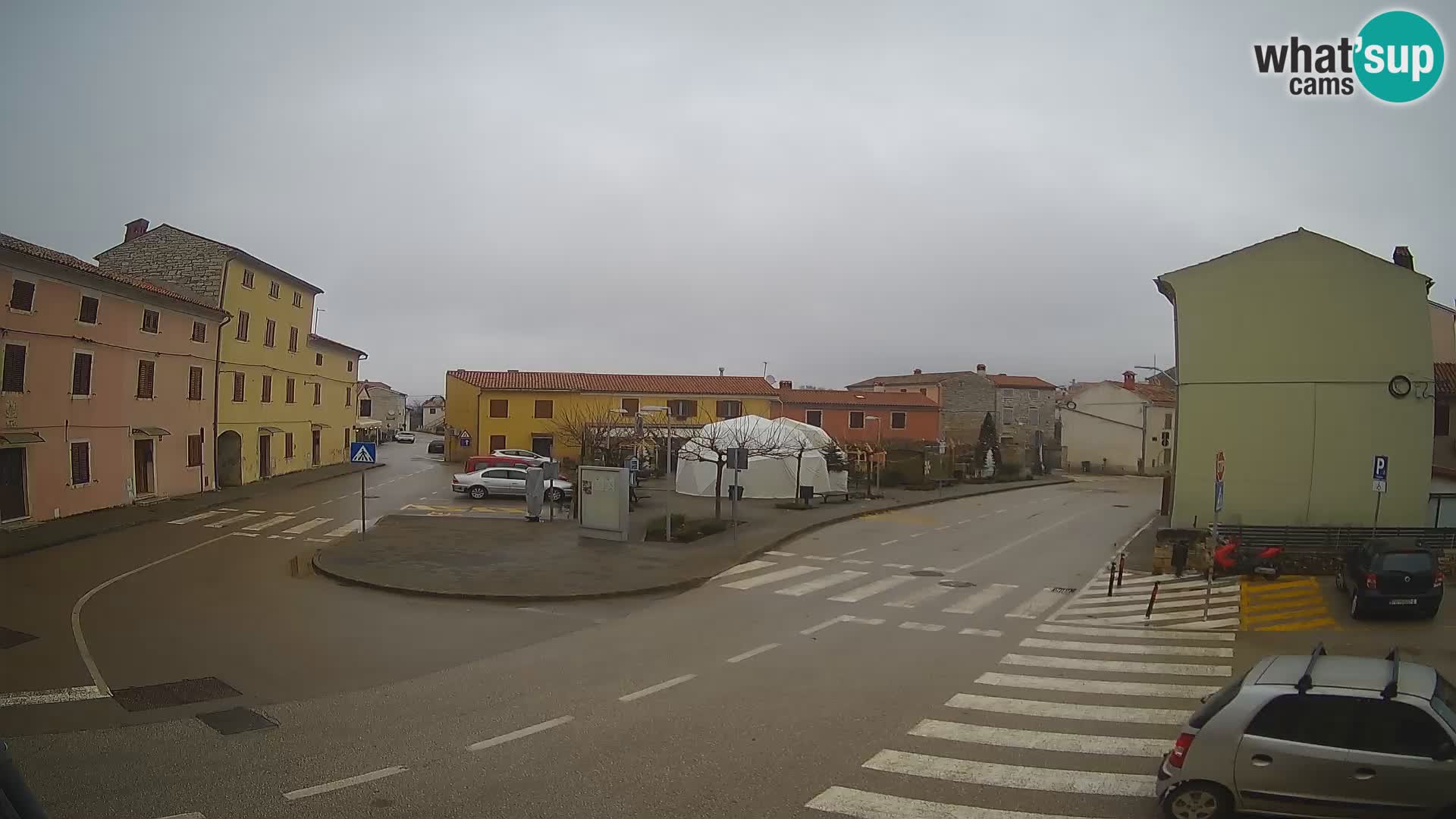 Bale, webcam de la place La Musa – Istrie – Croatie