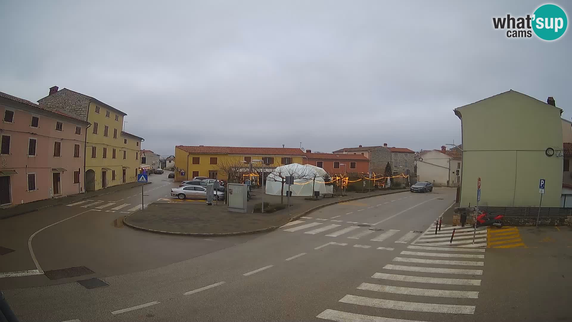 Bale, webcam de la place La Musa – Istrie – Croatie