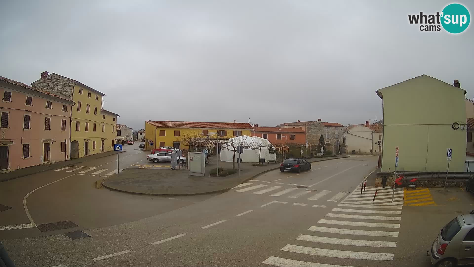 Bale, webcam de la place La Musa – Istrie – Croatie