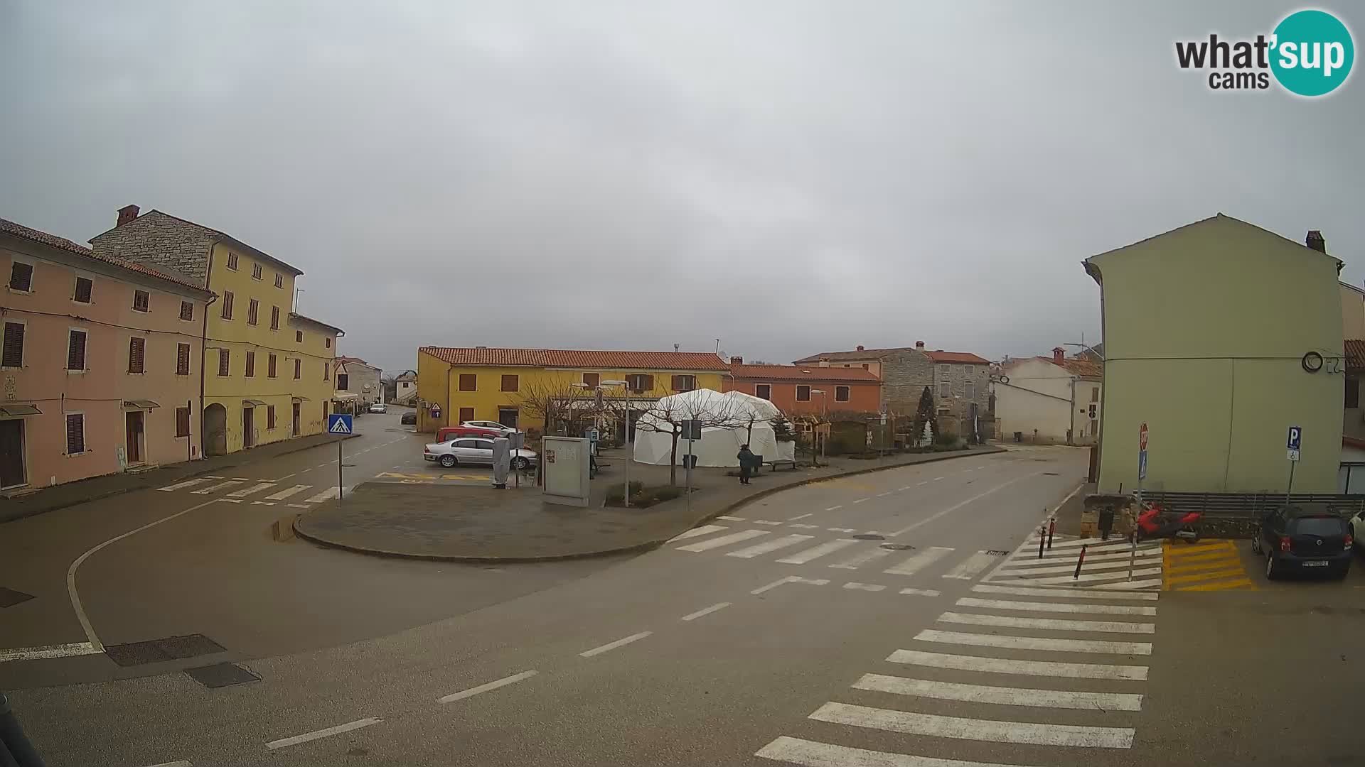 Bale Trg La Musa webcam – Istria – Croatia