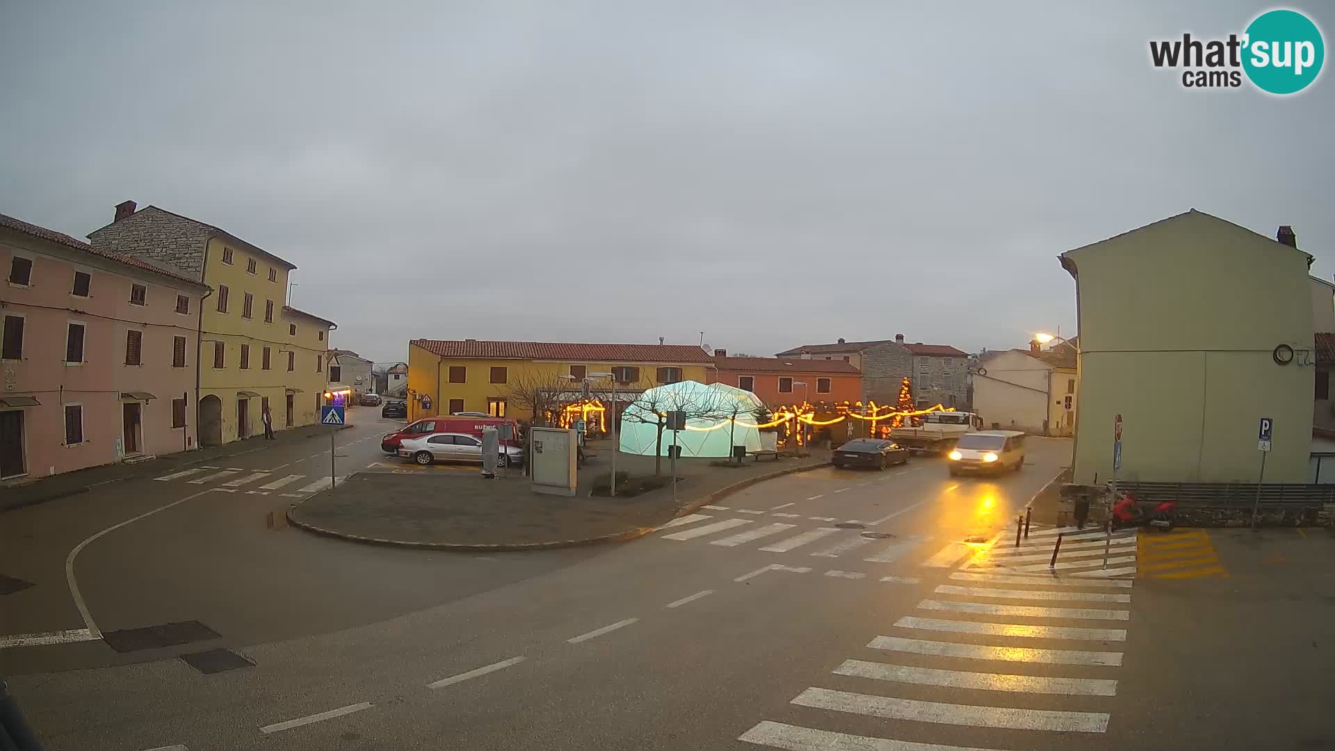 Bale, webcam de la plaza La Musa – Istria – Croacia