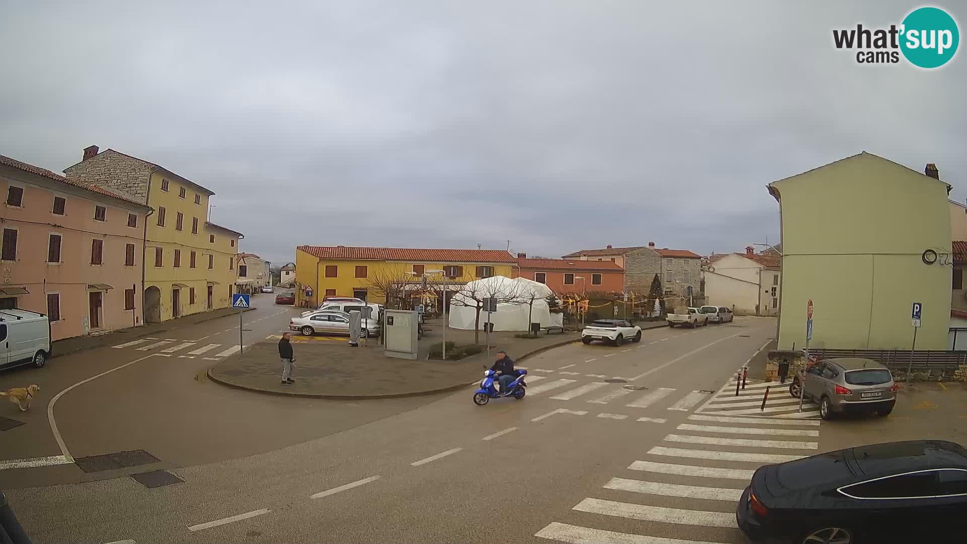 Bale, webcam de la place La Musa – Istrie – Croatie