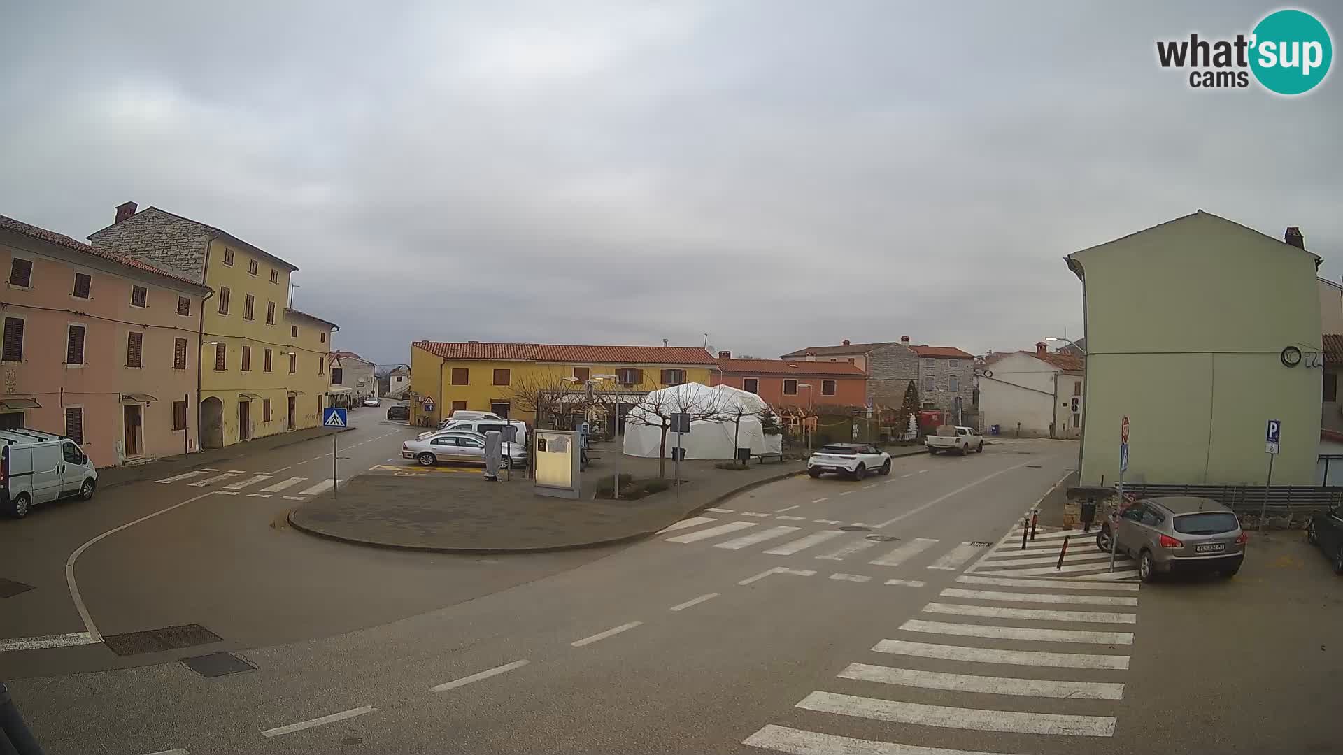 Bale, webcam de la plaza La Musa – Istria – Croacia