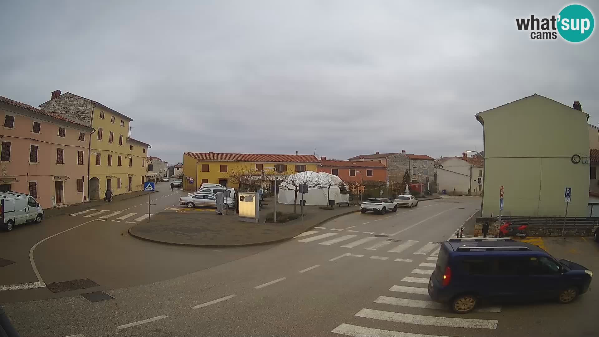 Bale, webcam de la place La Musa – Istrie – Croatie