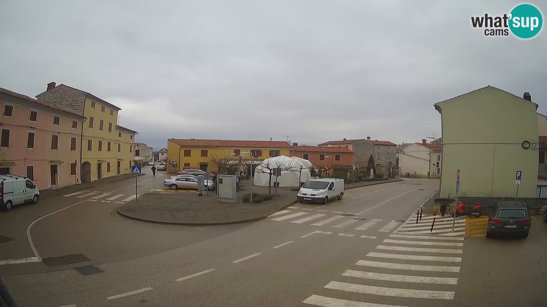 Bale, webcam de la plaza La Musa – Istria – Croacia