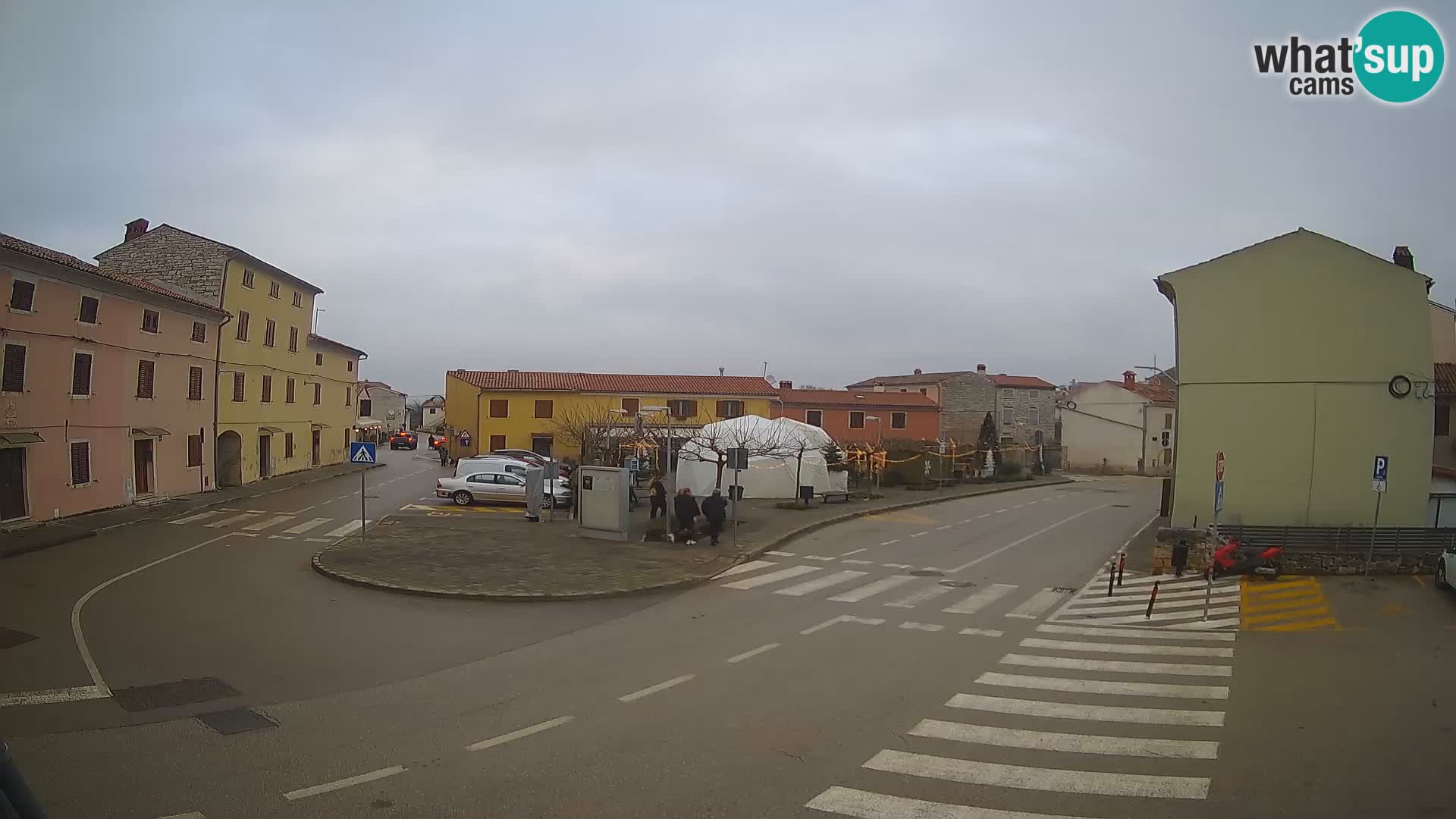 Bale, webcam de la plaza La Musa – Istria – Croacia