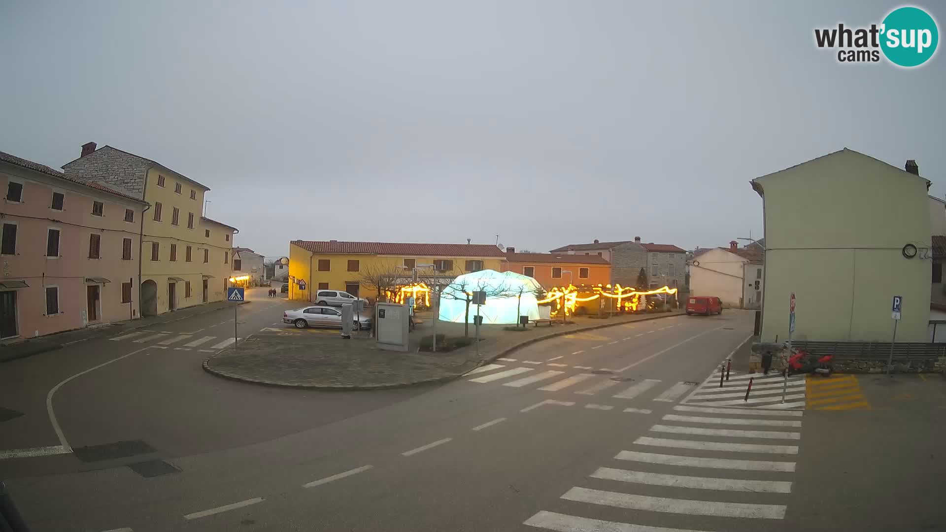 Bale, webcam de la plaza La Musa – Istria – Croacia