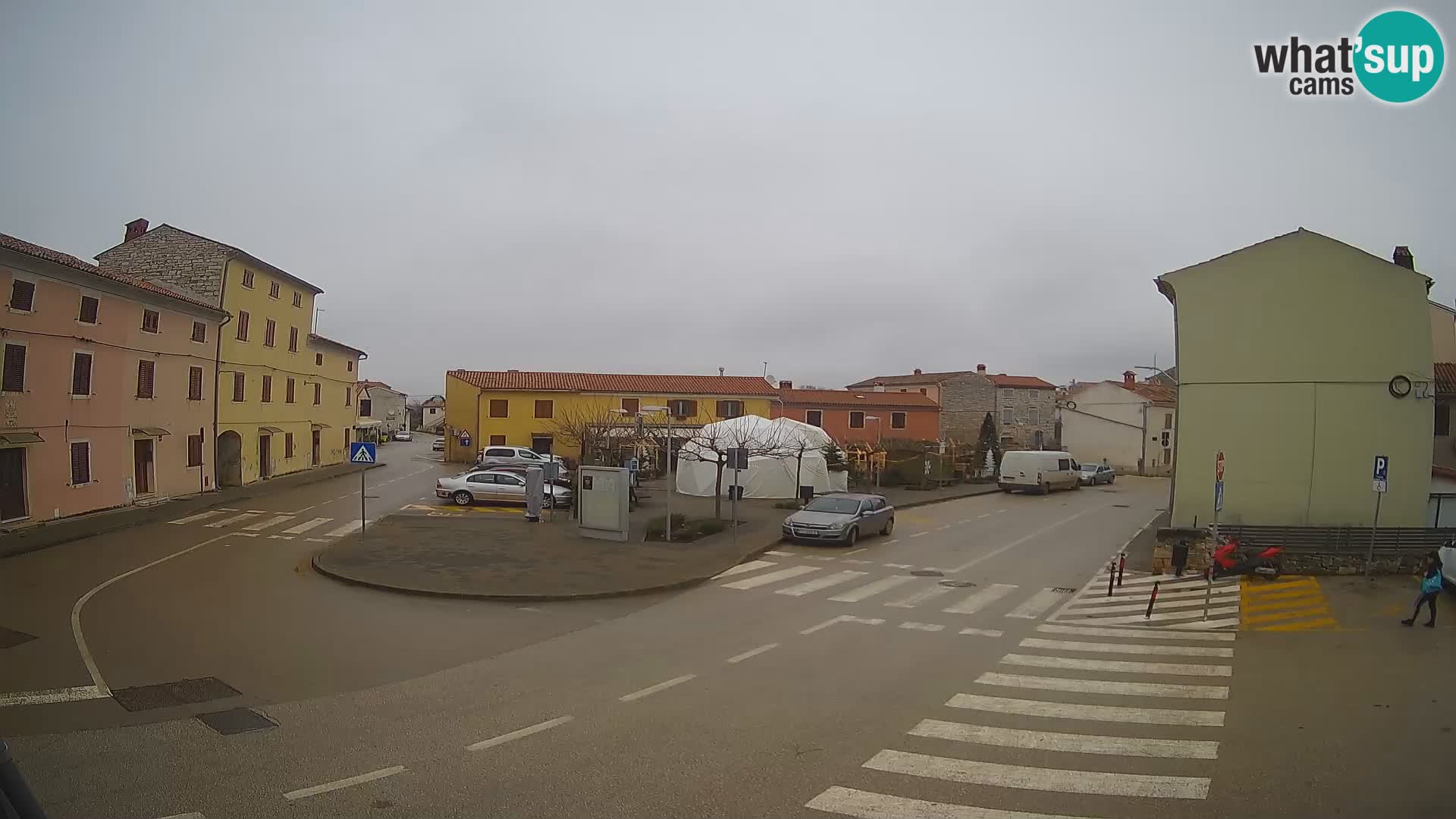 Bale, webcam de la plaza La Musa – Istria – Croacia