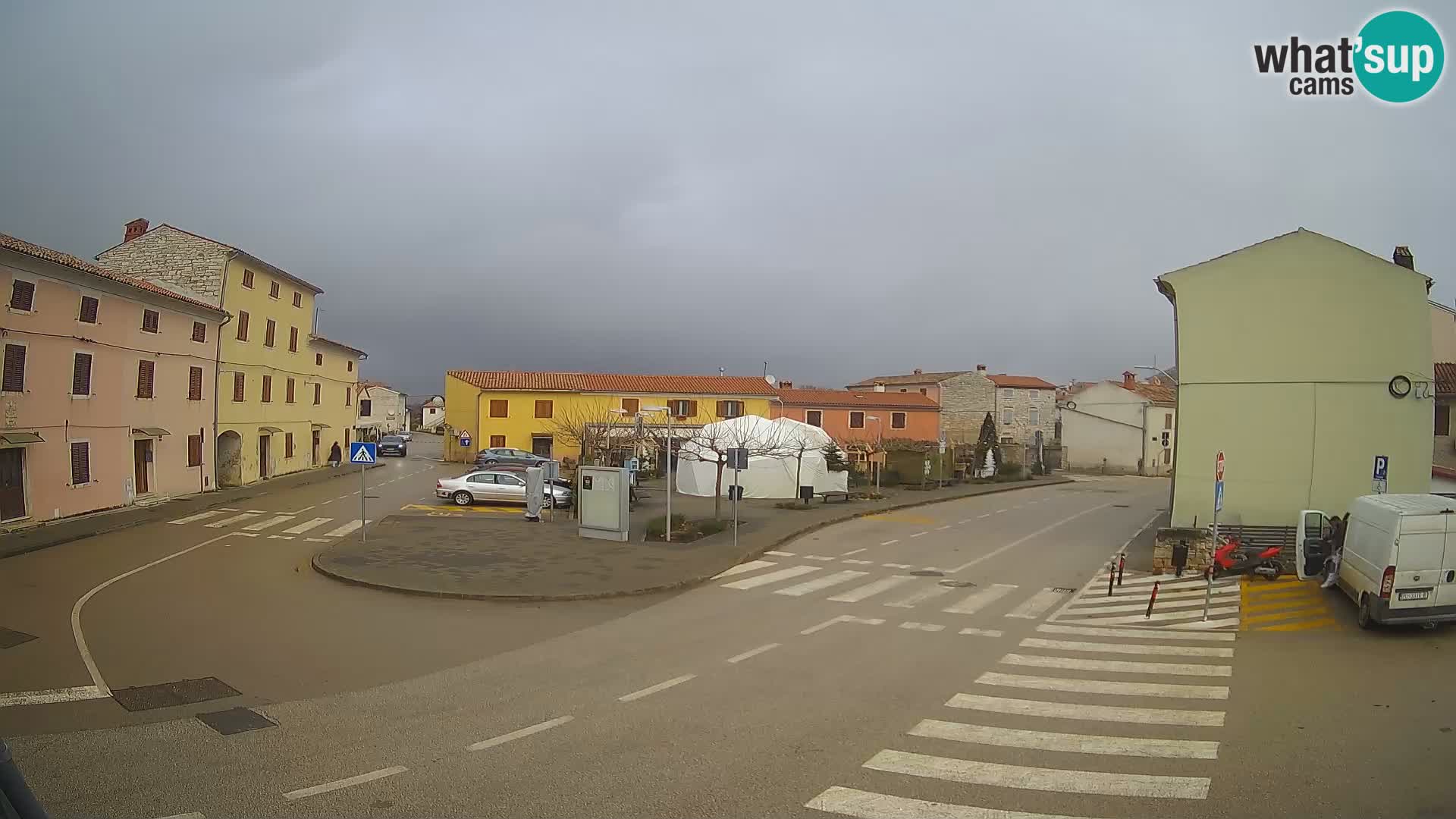 Bale, webcam de la plaza La Musa – Istria – Croacia