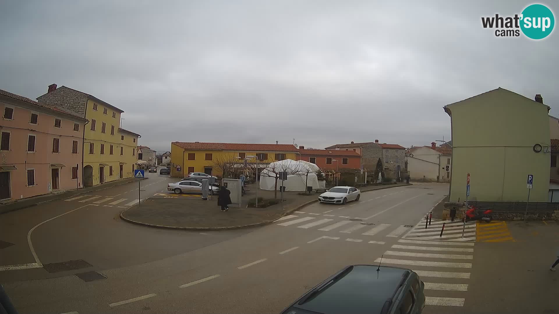 Bale, webcam de la plaza La Musa – Istria – Croacia