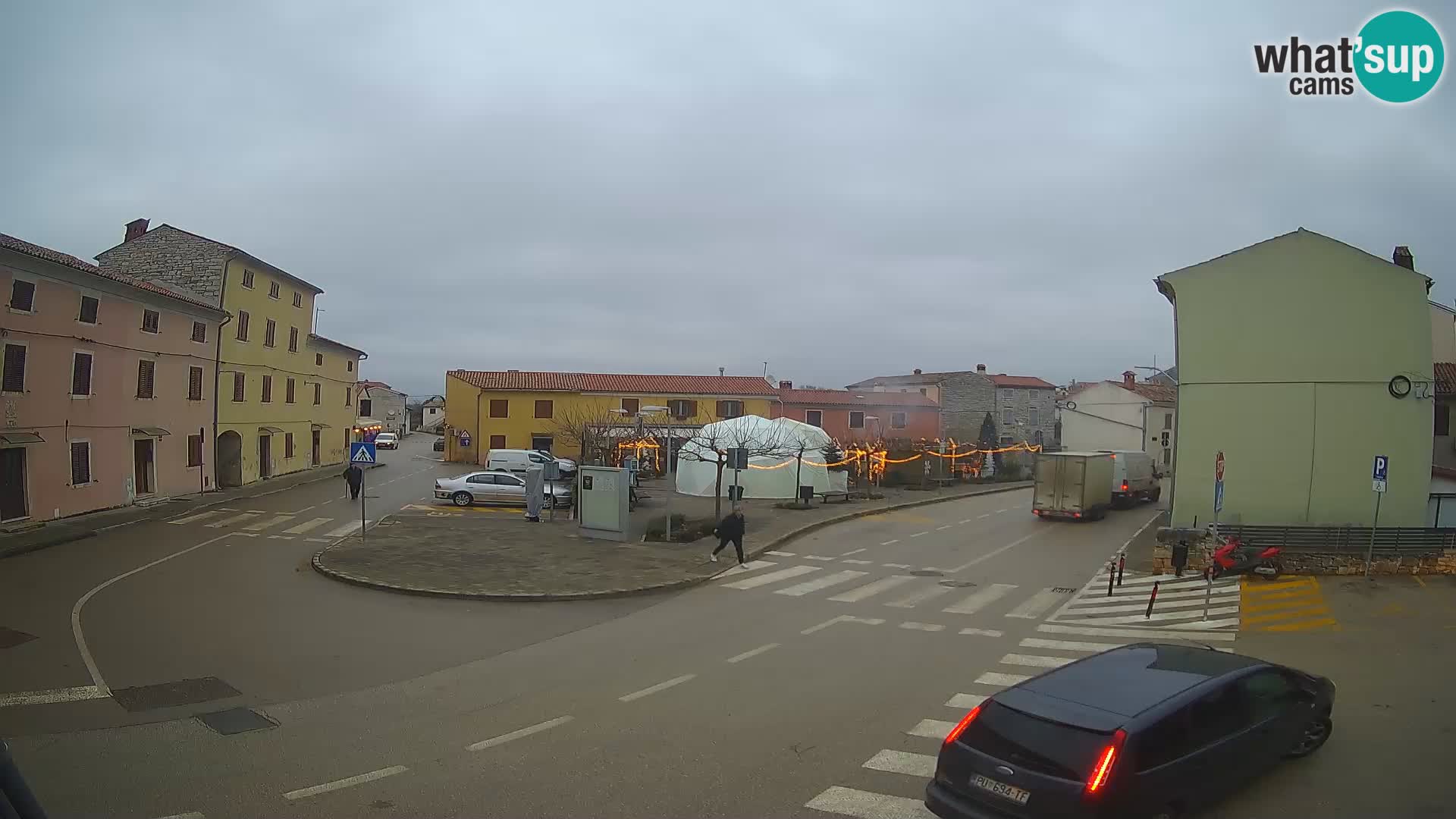 Bale, webcam de la plaza La Musa – Istria – Croacia