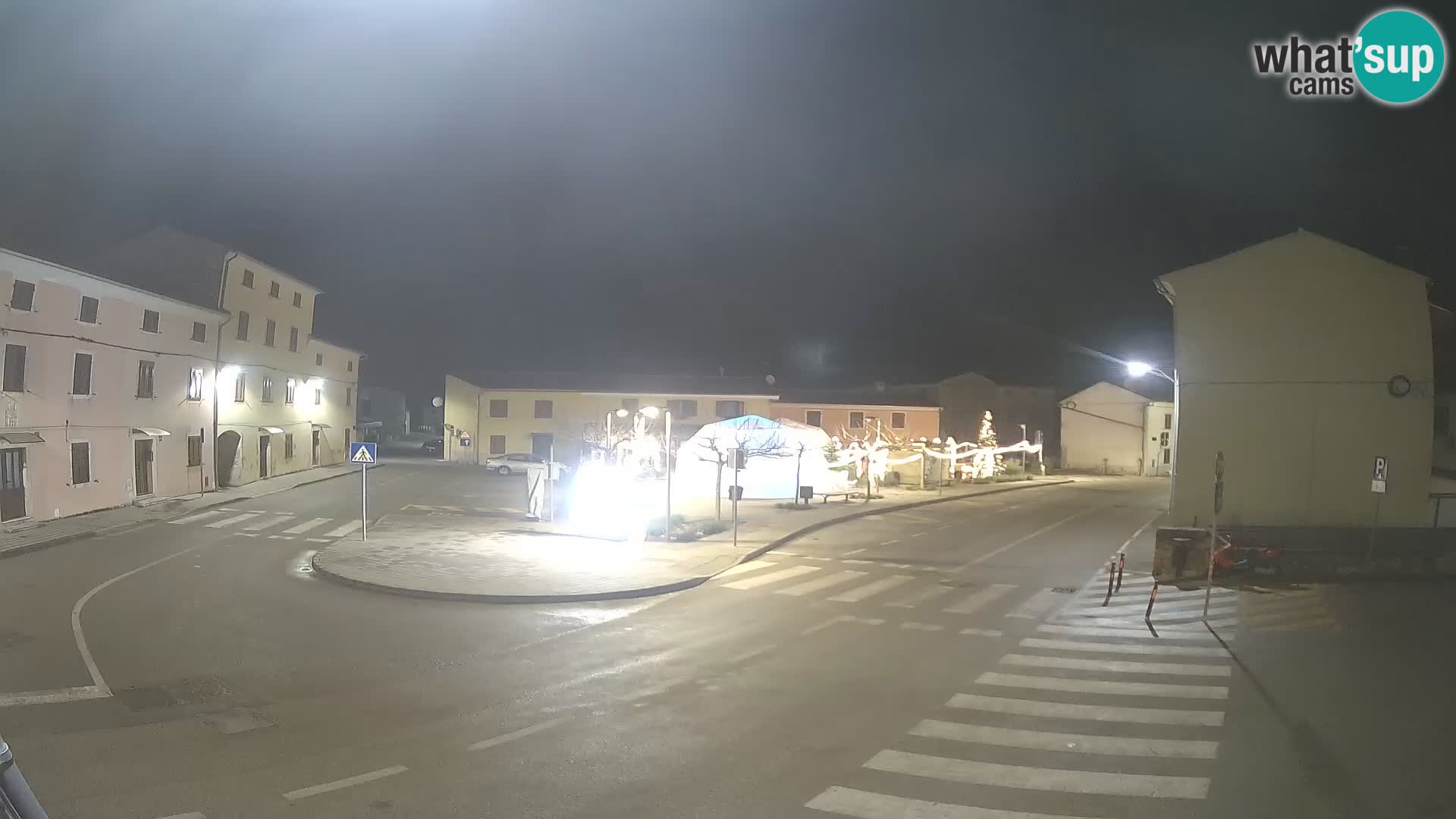 Bale, webcam de la place La Musa – Istrie – Croatie