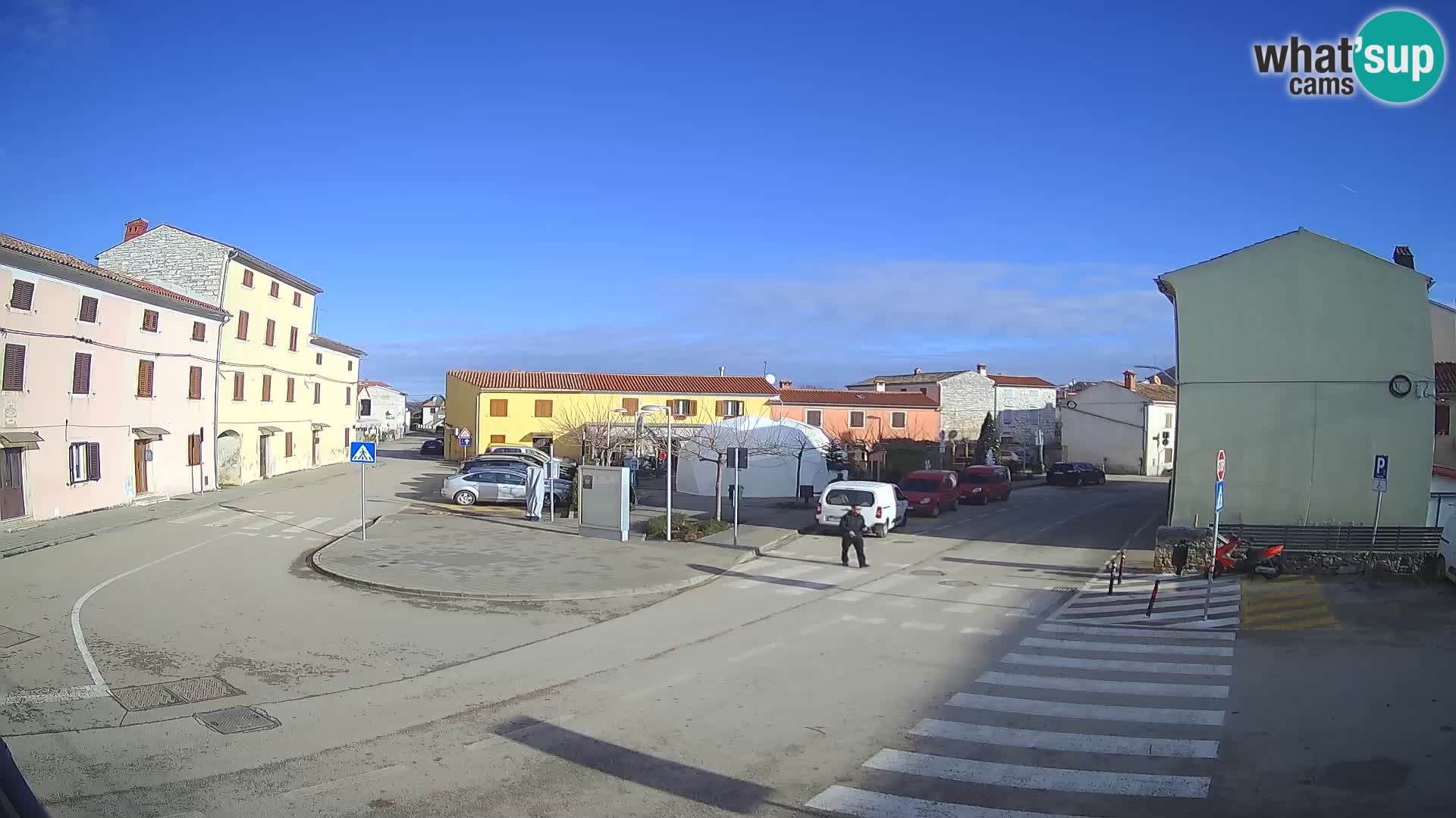 Bale, webcam de la plaza La Musa – Istria – Croacia