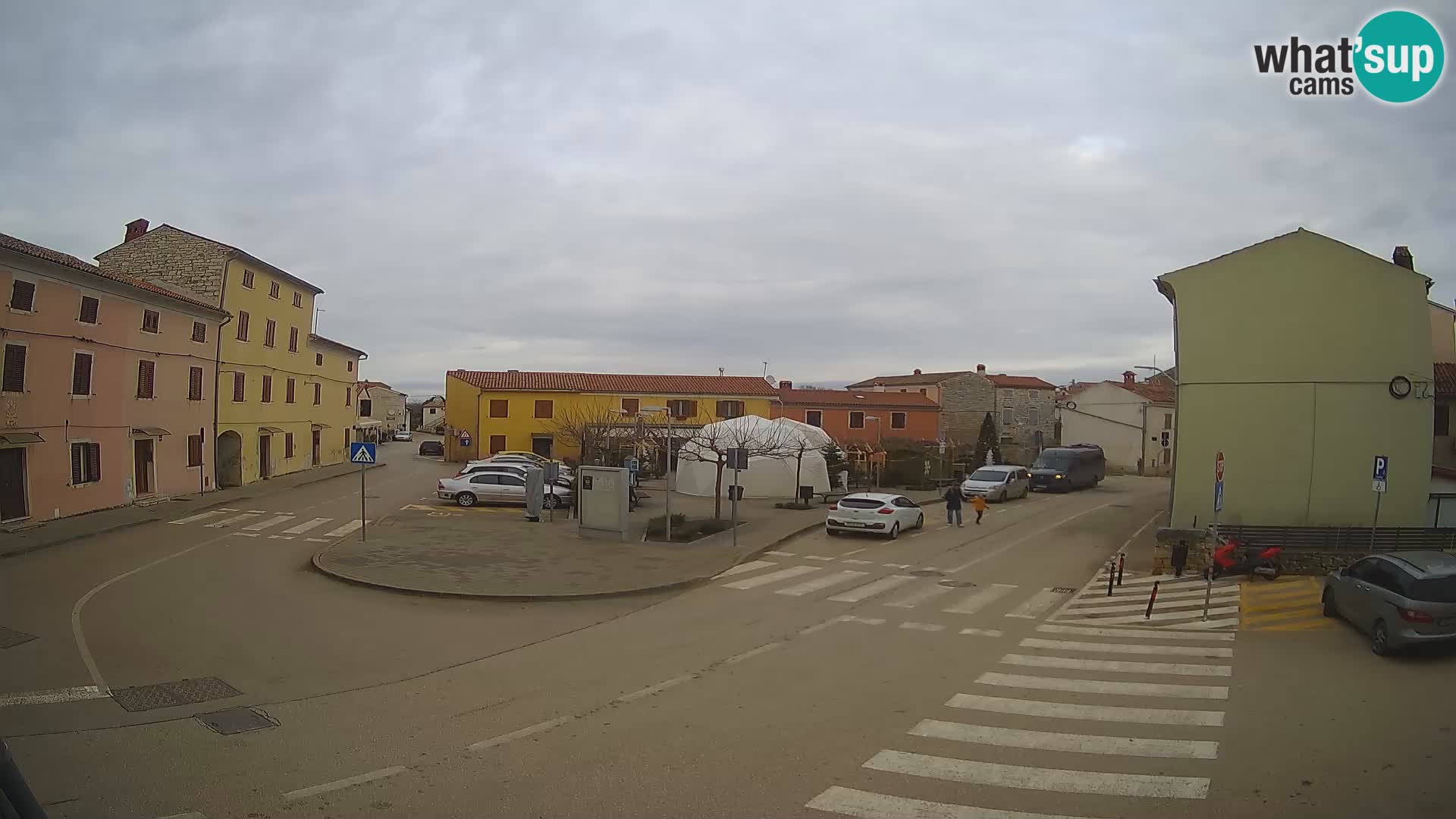 Bale, webcam de la place La Musa – Istrie – Croatie