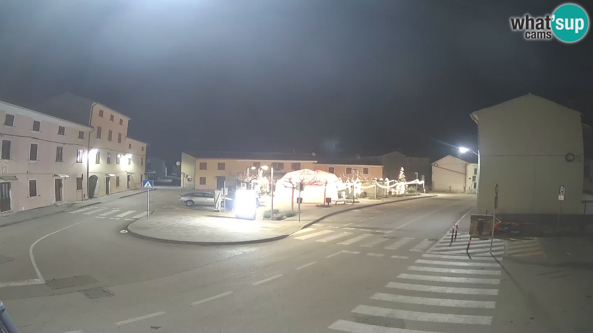 Bale, webcam de la place La Musa – Istrie – Croatie