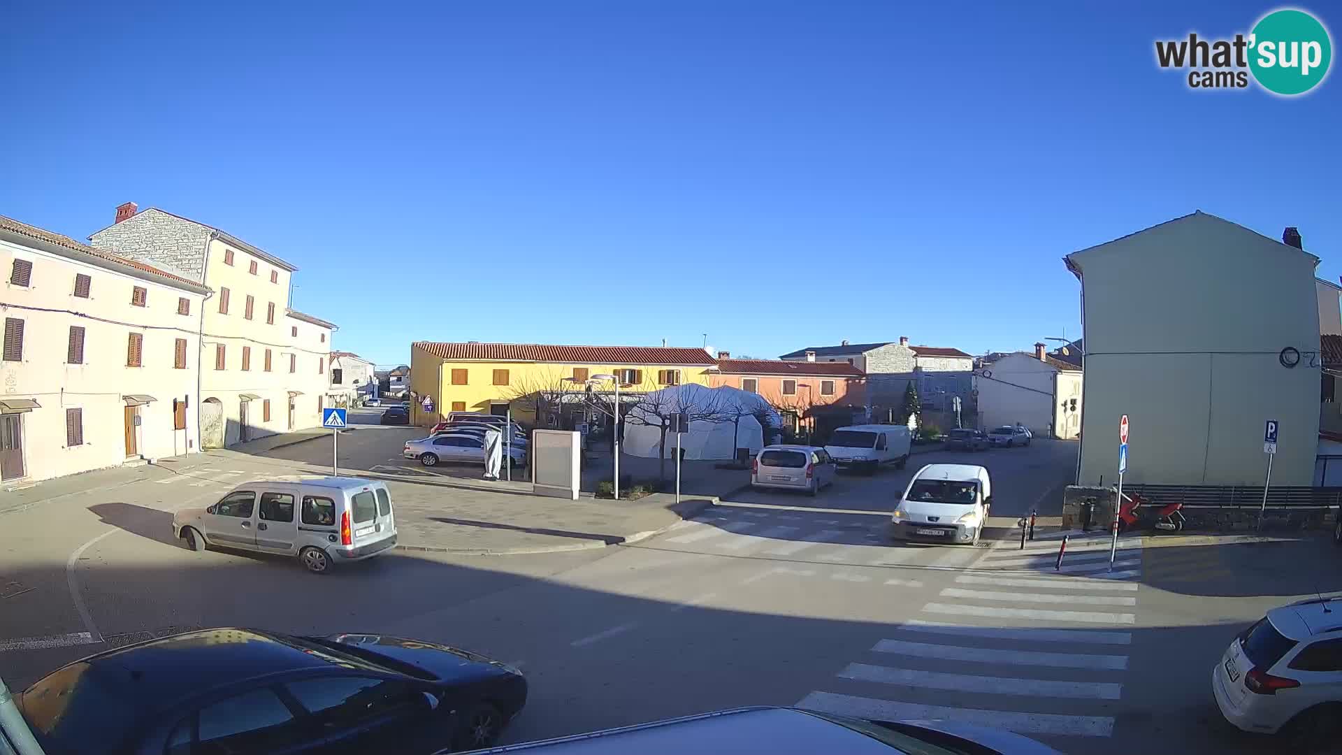 Bale, webcam de la plaza La Musa – Istria – Croacia