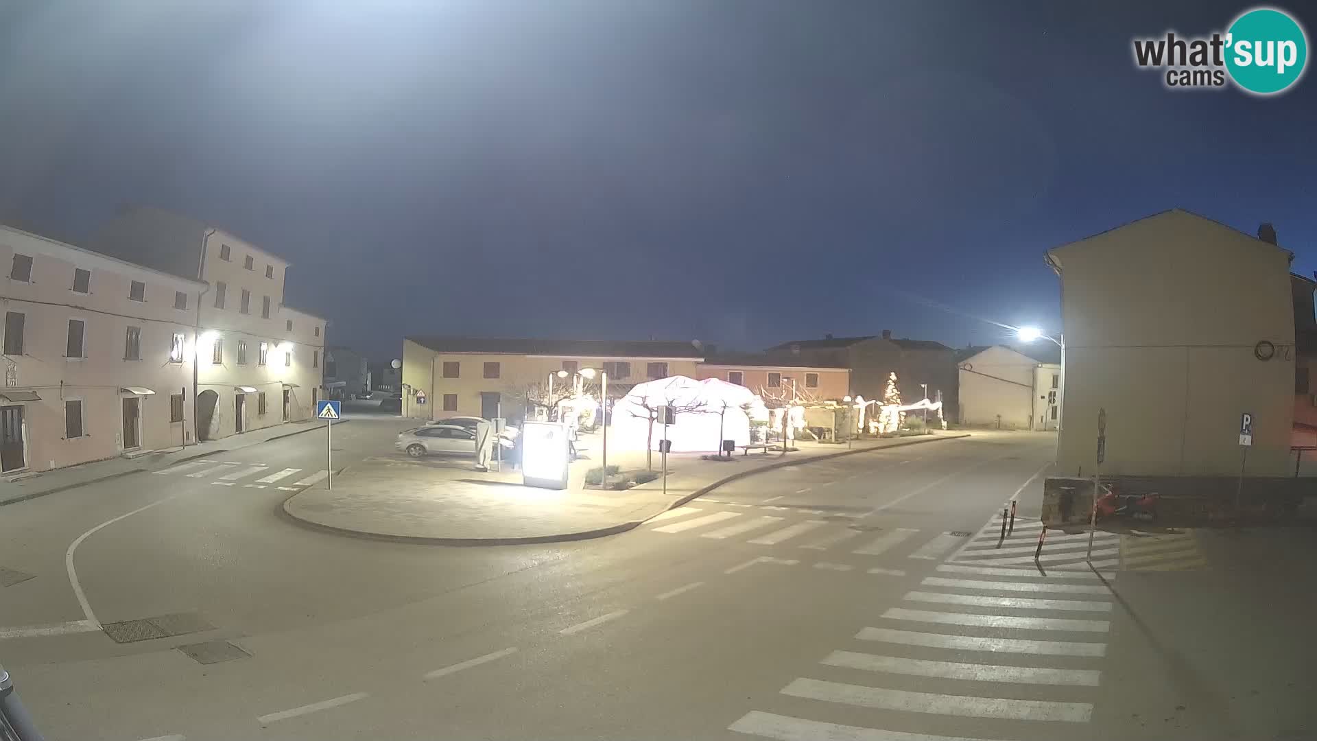 Bale, webcam de la plaza La Musa – Istria – Croacia