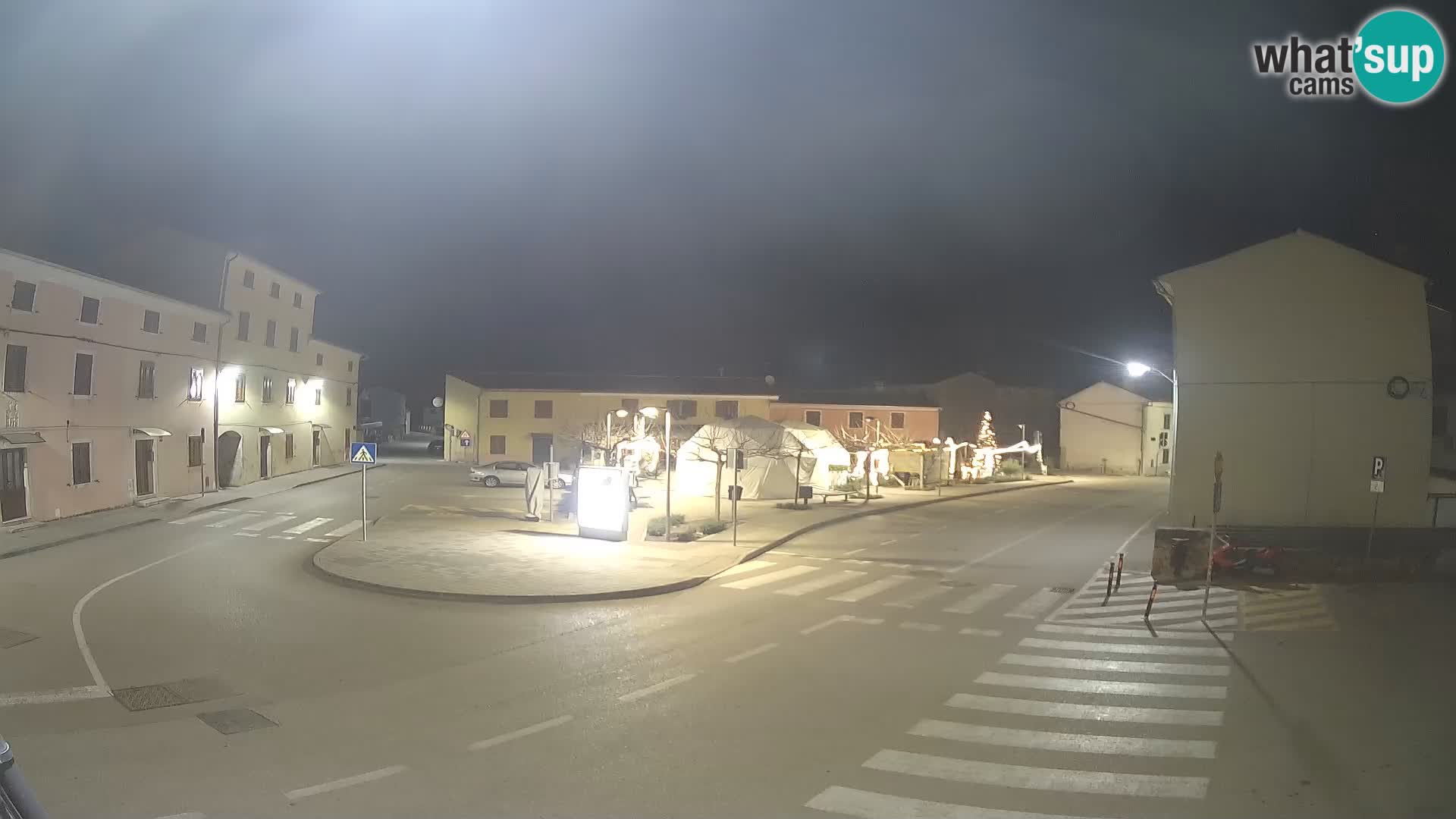 Bale, webcam de la place La Musa – Istrie – Croatie