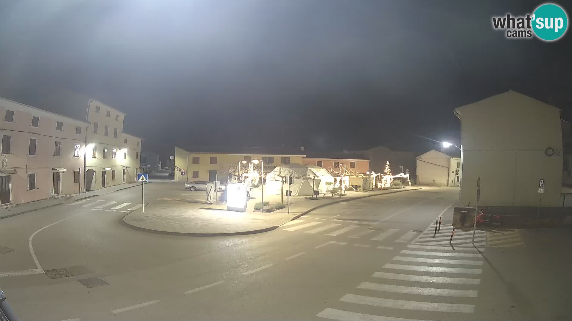 Bale, webcam de la place La Musa – Istrie – Croatie