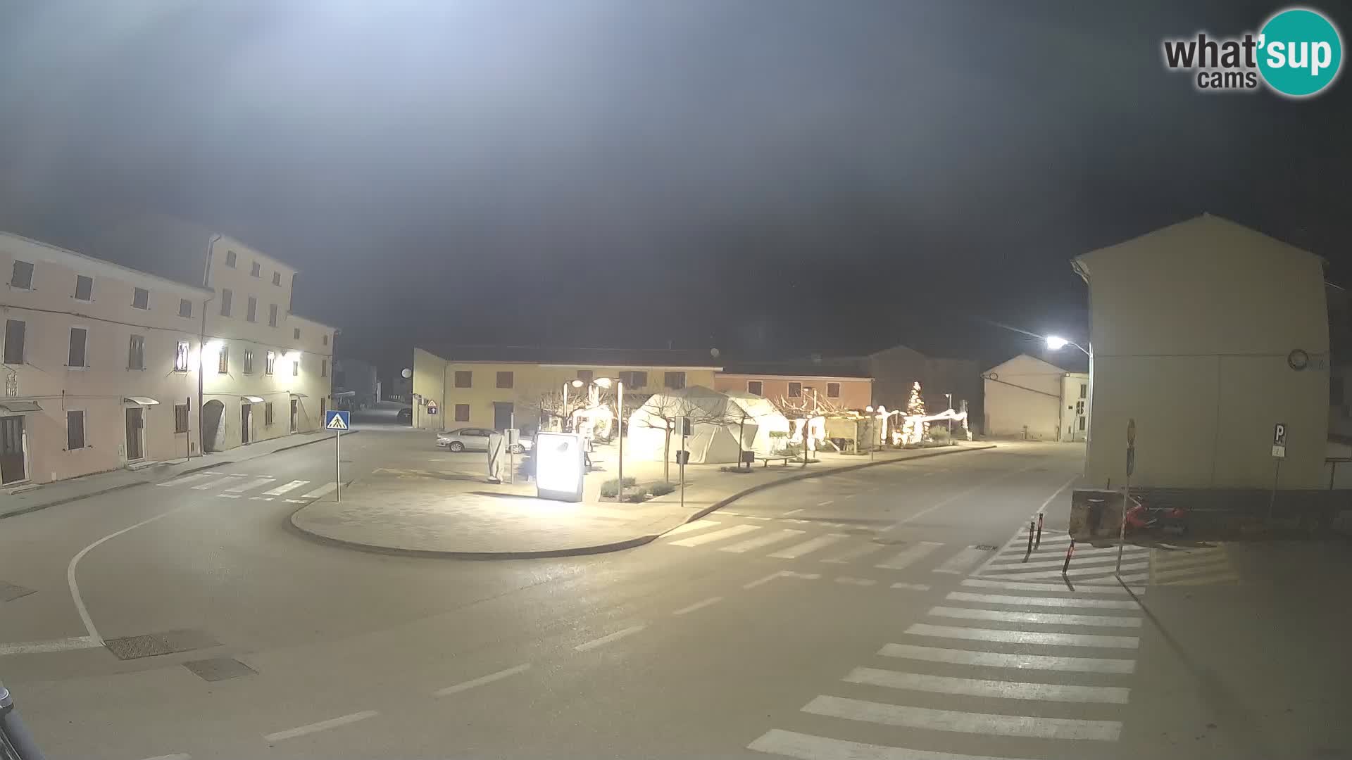 Bale, webcam de la place La Musa – Istrie – Croatie