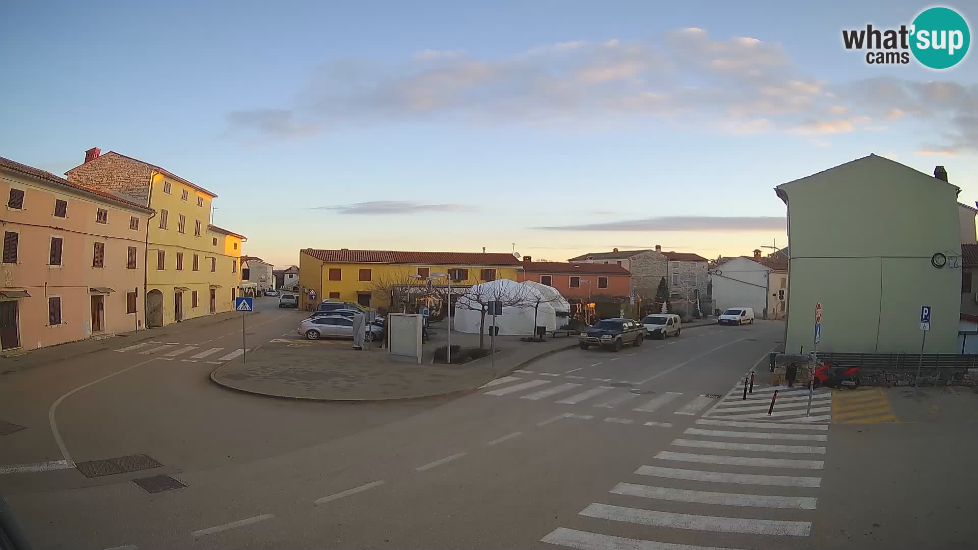 Bale Trg La Musa webcam – Istria – Croatia