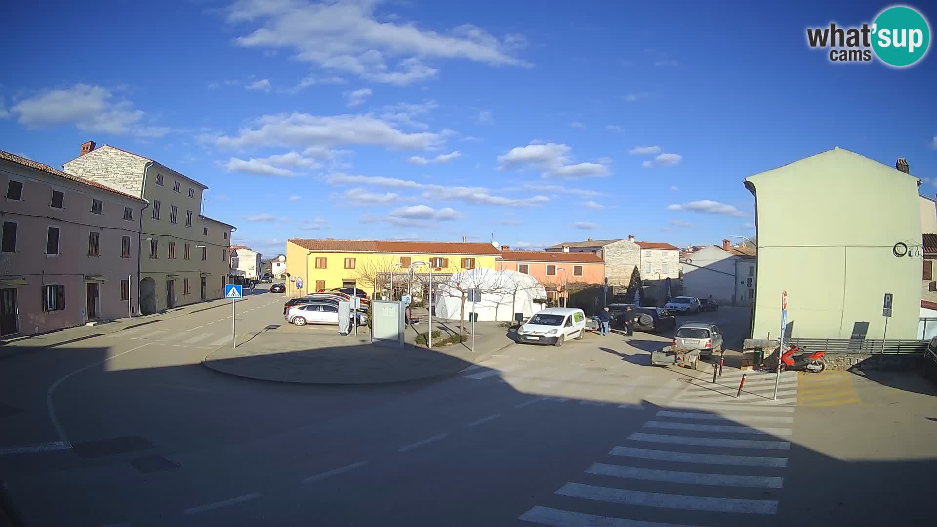 Bale, webcam de la place La Musa – Istrie – Croatie