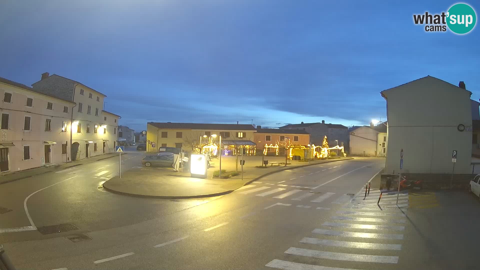 Bale, webcam de la place La Musa – Istrie – Croatie