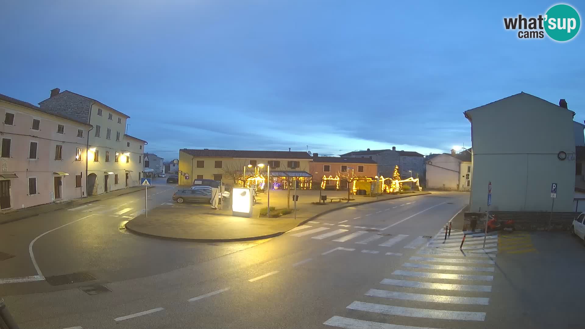 Bale, webcam de la place La Musa – Istrie – Croatie