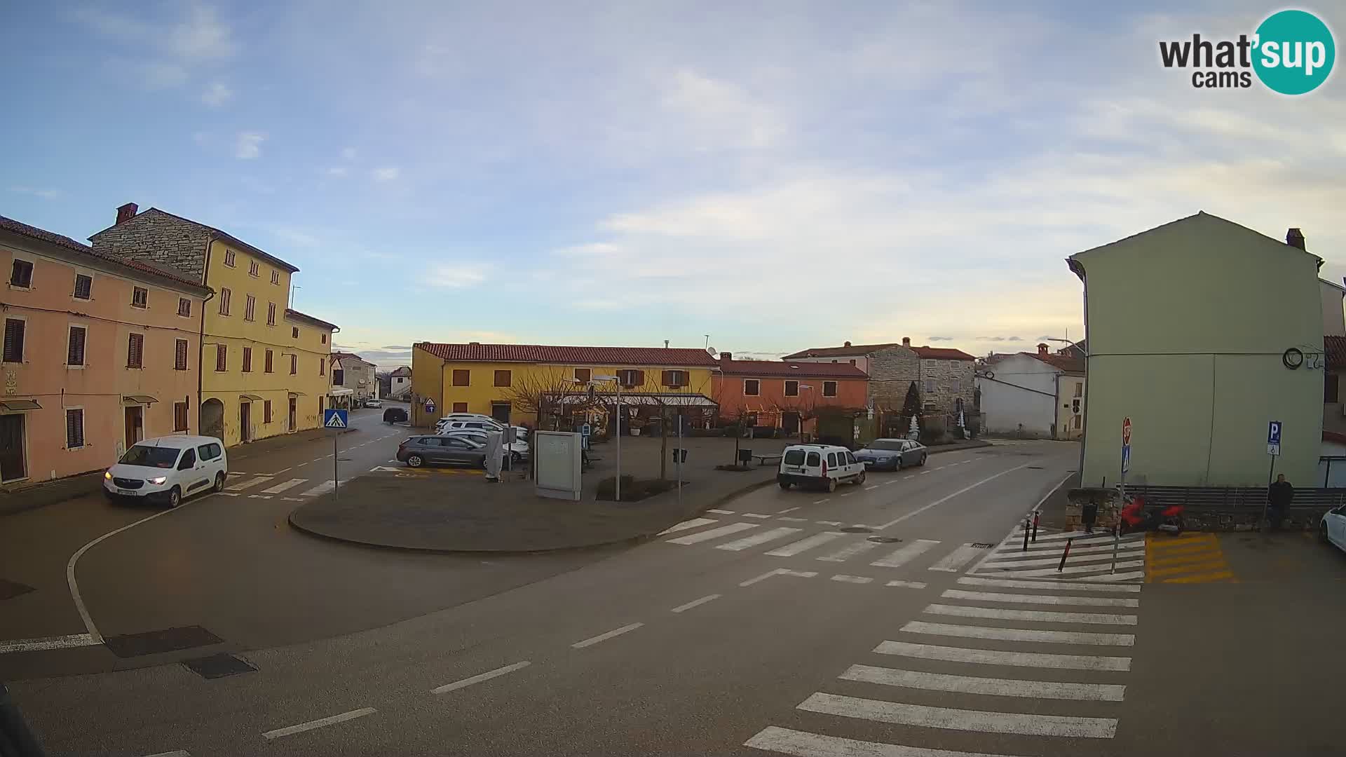 Bale, webcam de la place La Musa – Istrie – Croatie