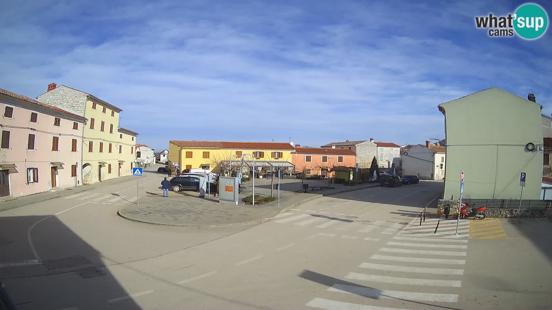 Bale, webcam de la place La Musa – Istrie – Croatie