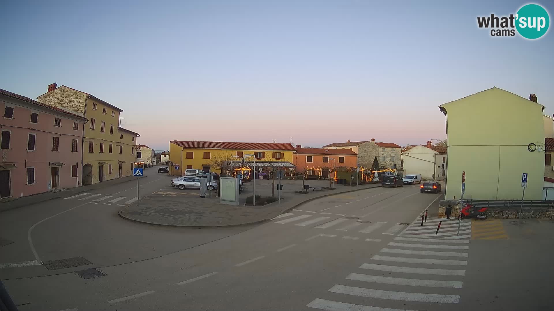 Bale, webcam de la place La Musa – Istrie – Croatie