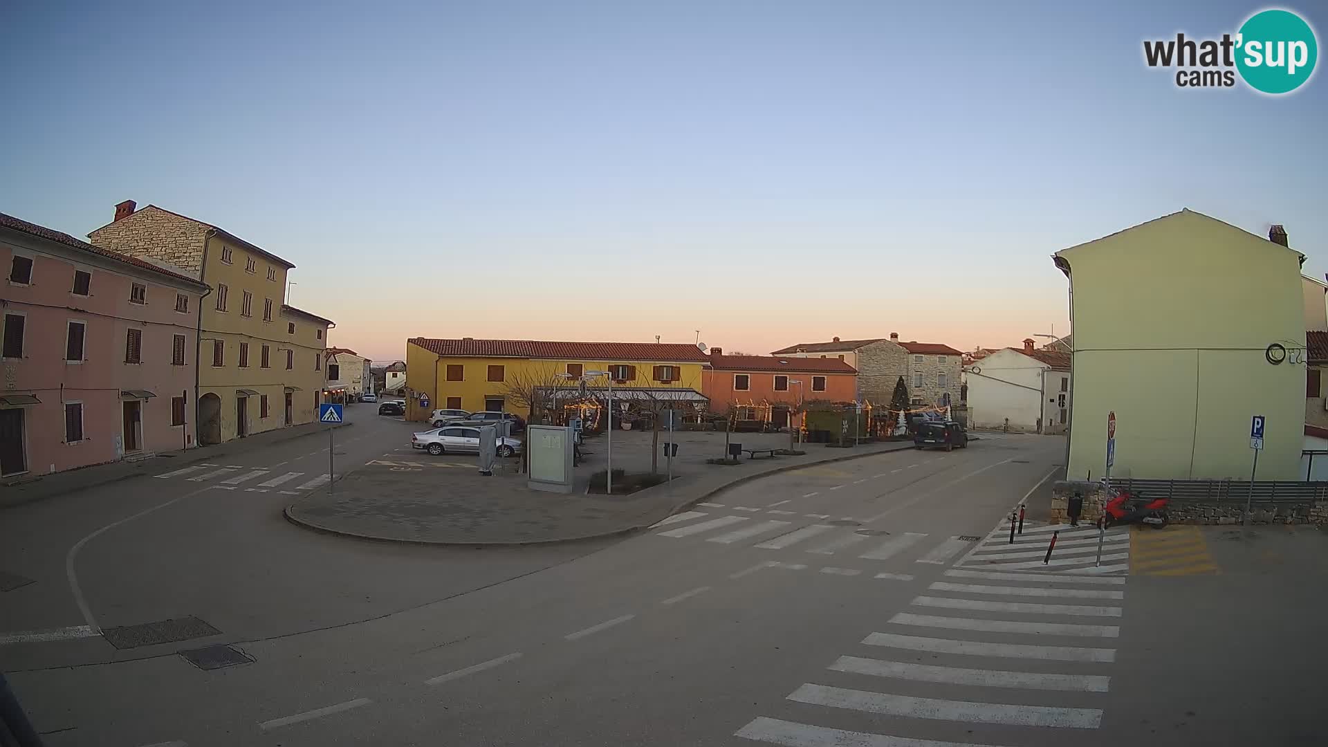 Bale, webcam de la plaza La Musa – Istria – Croacia