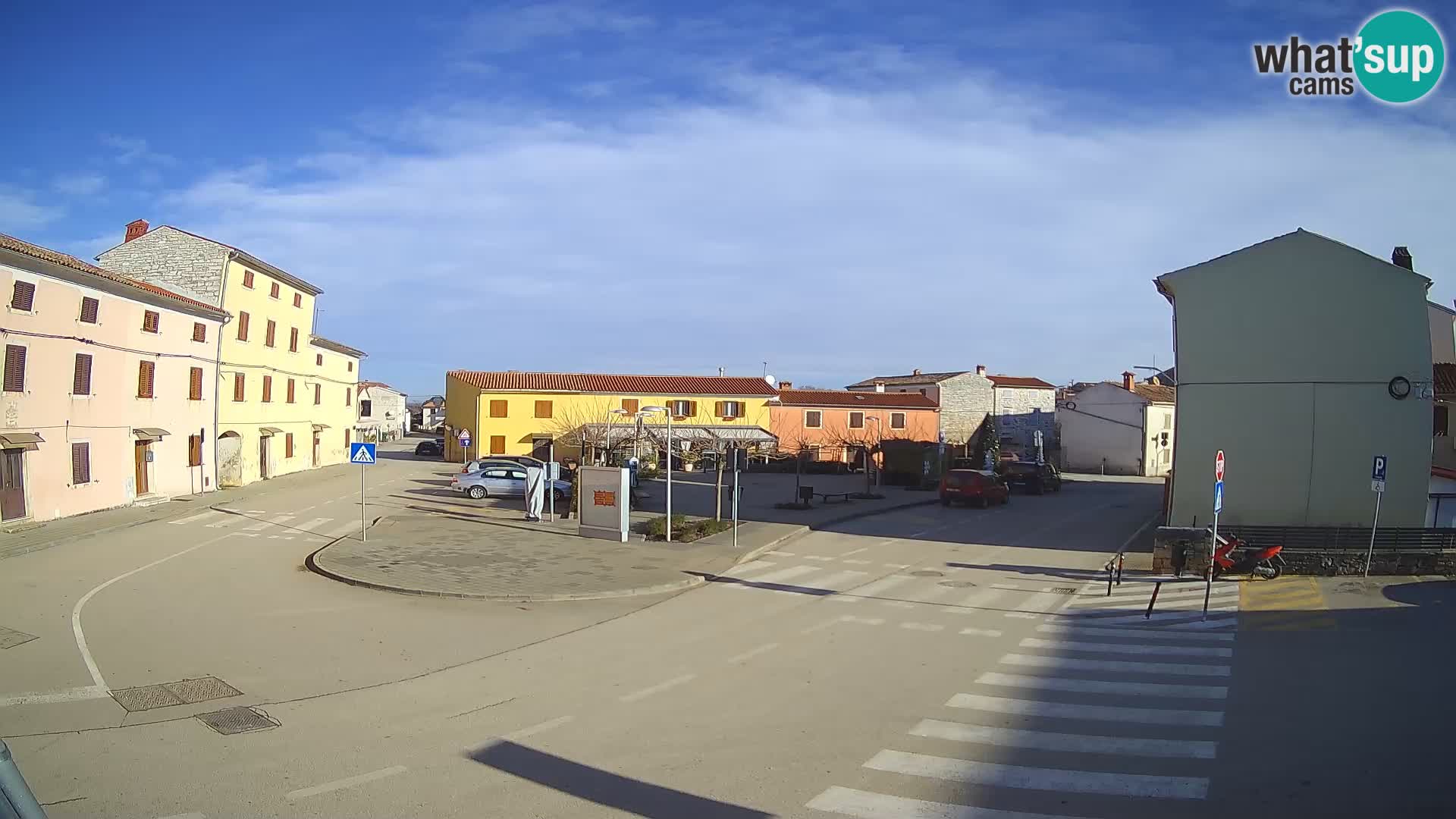 Bale, webcam de la place La Musa – Istrie – Croatie