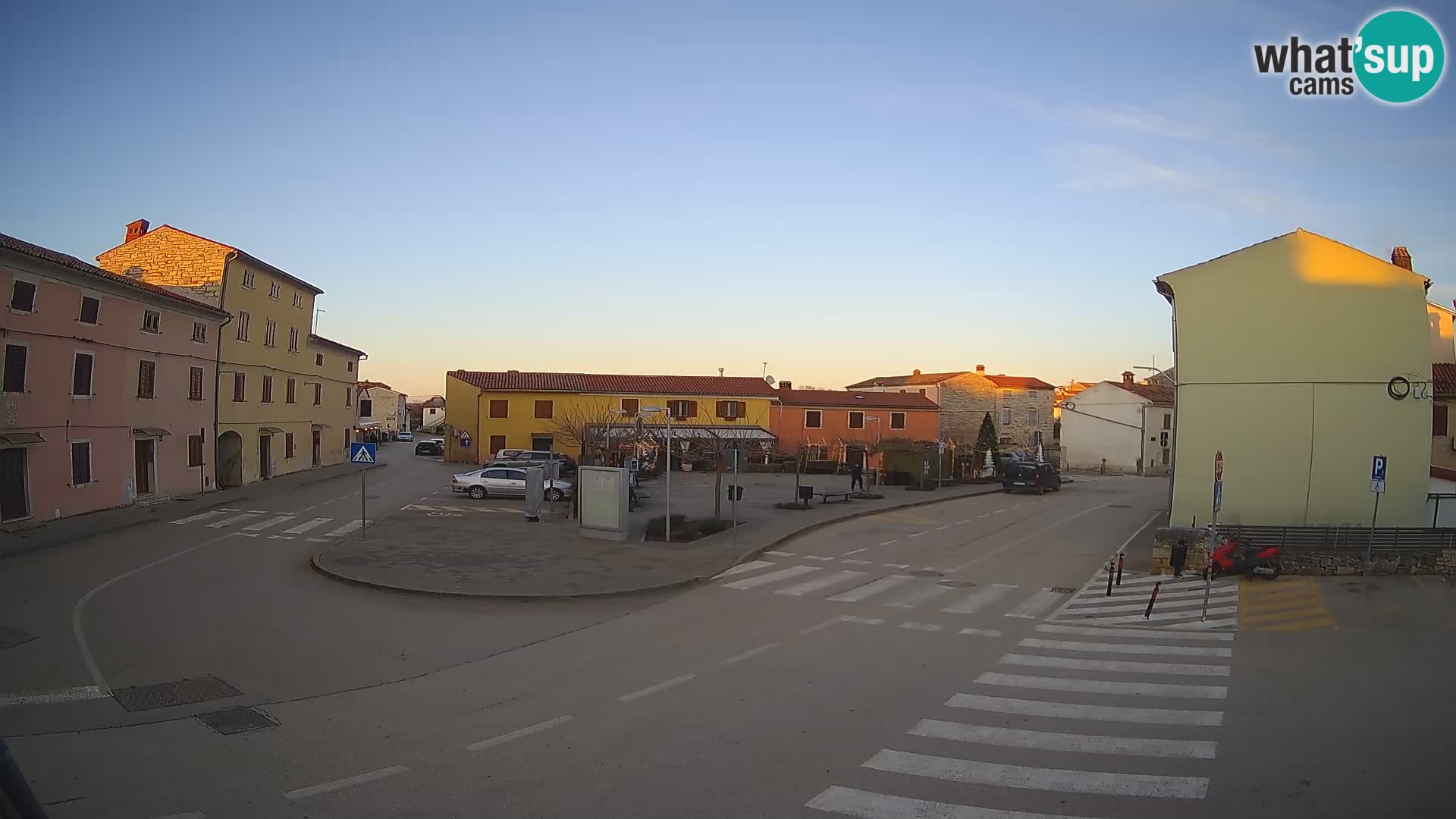 Bale, webcam de la plaza La Musa – Istria – Croacia