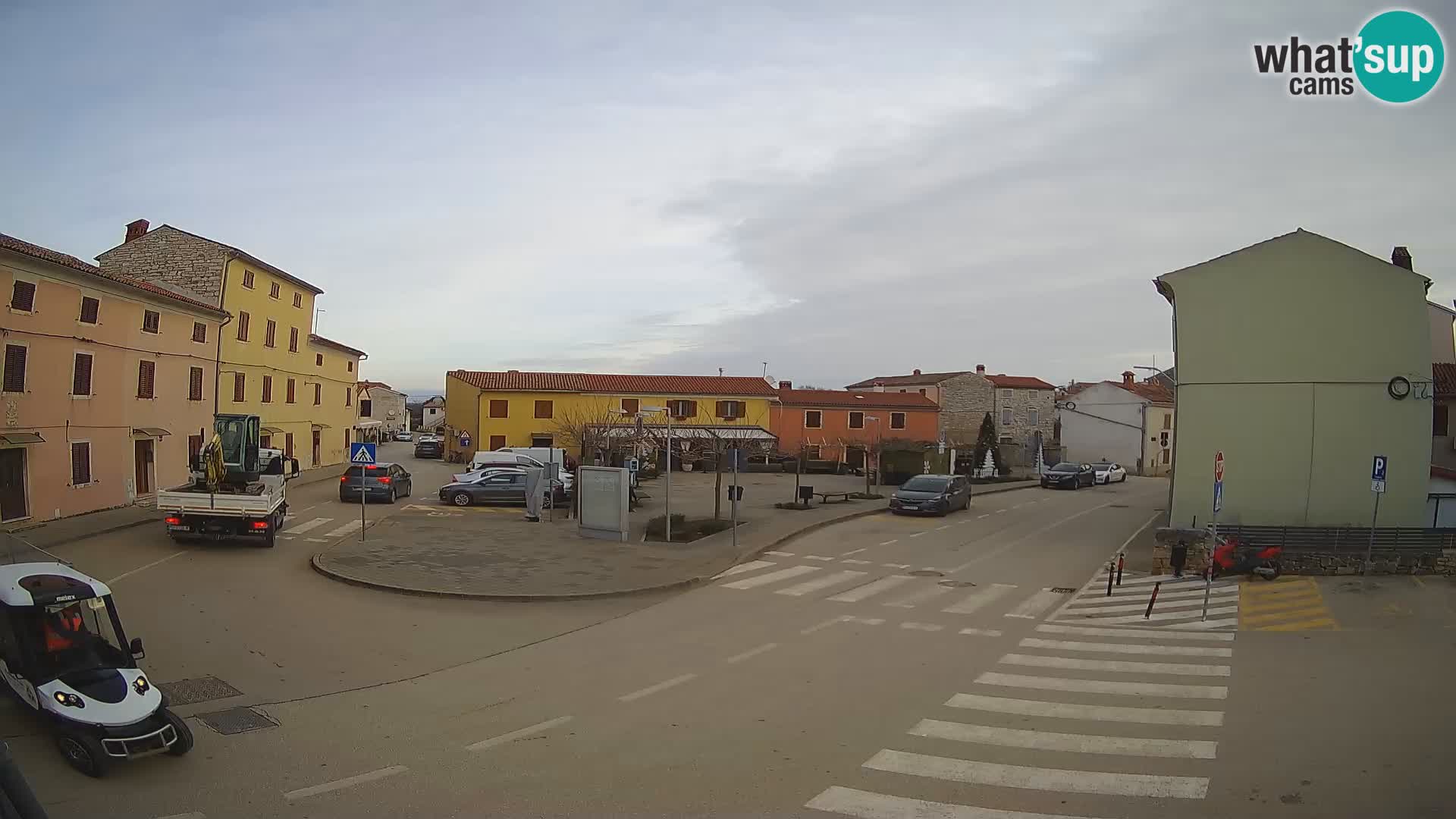 Bale, webcam de la place La Musa – Istrie – Croatie