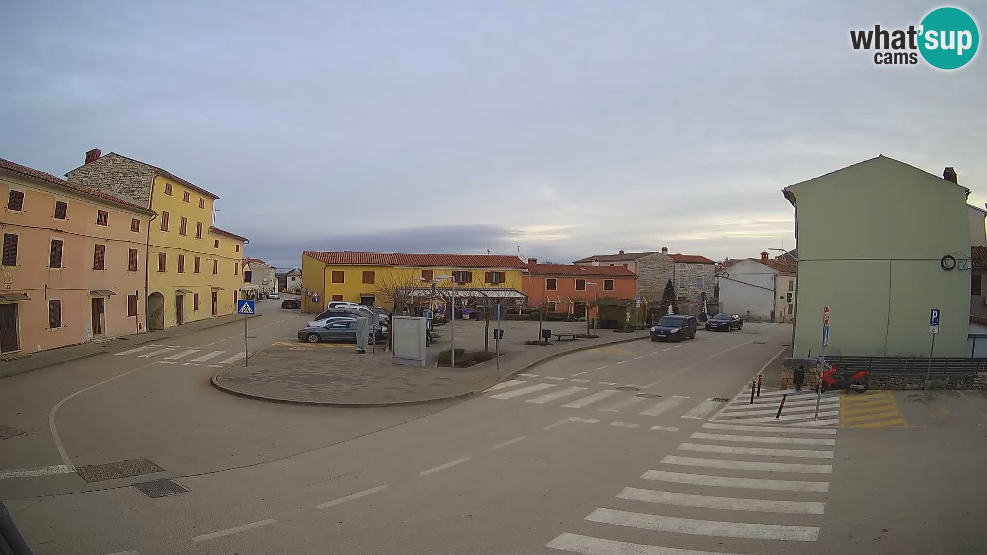 Bale, webcam de la place La Musa – Istrie – Croatie