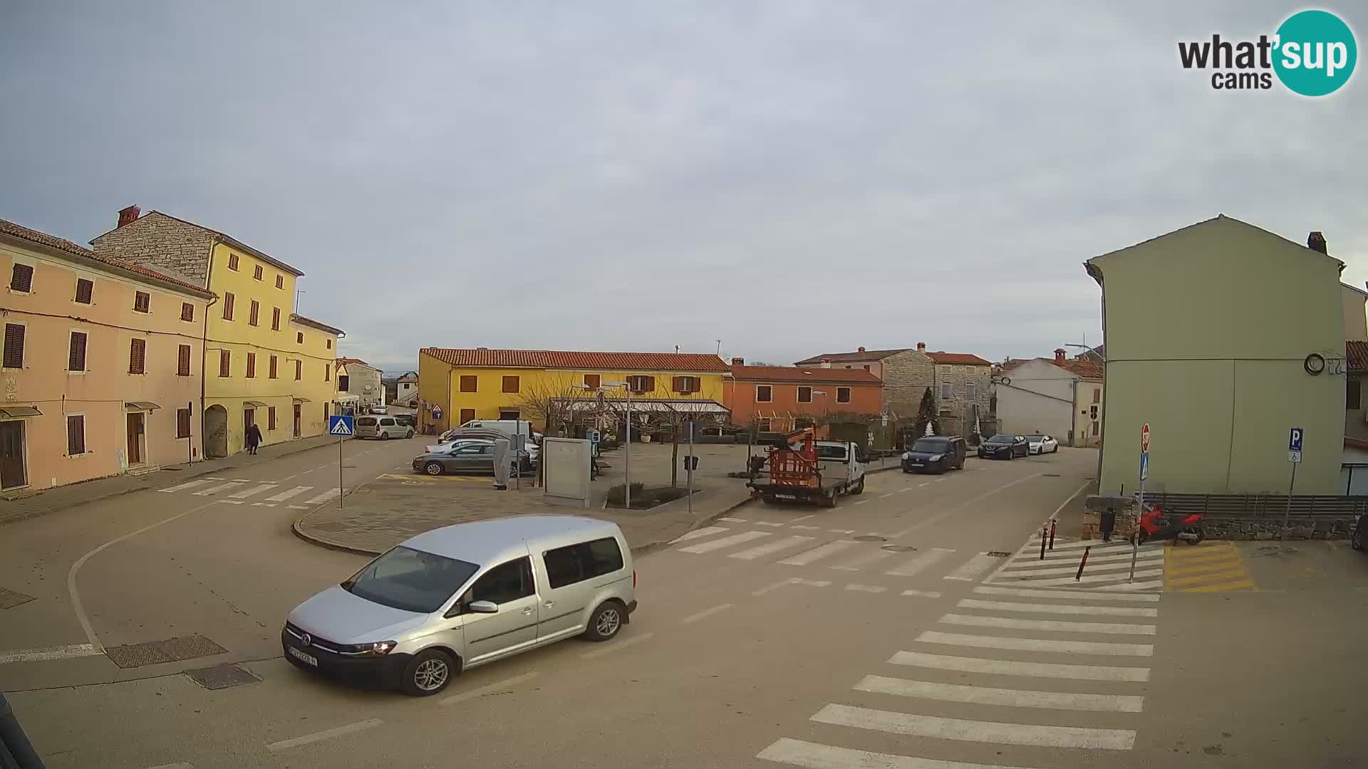 Bale, webcam de la place La Musa – Istrie – Croatie