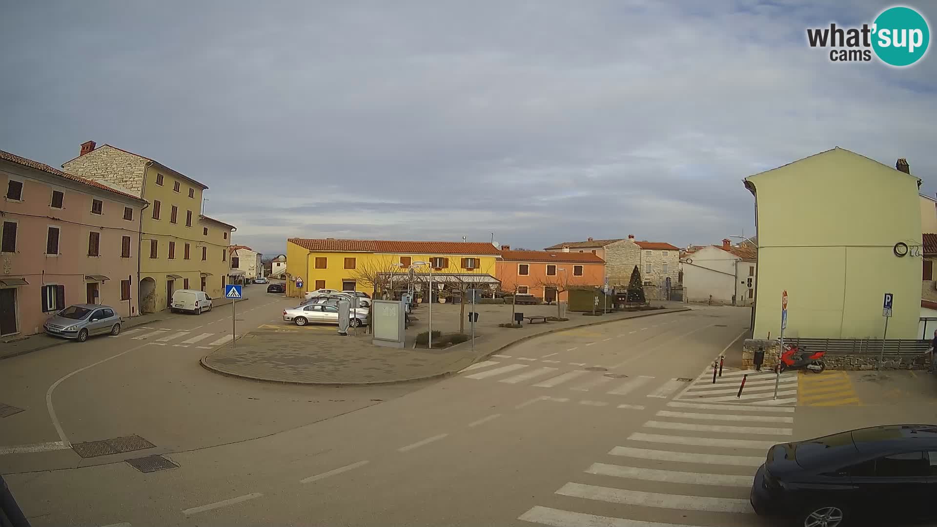 Bale, webcam de la place La Musa – Istrie – Croatie